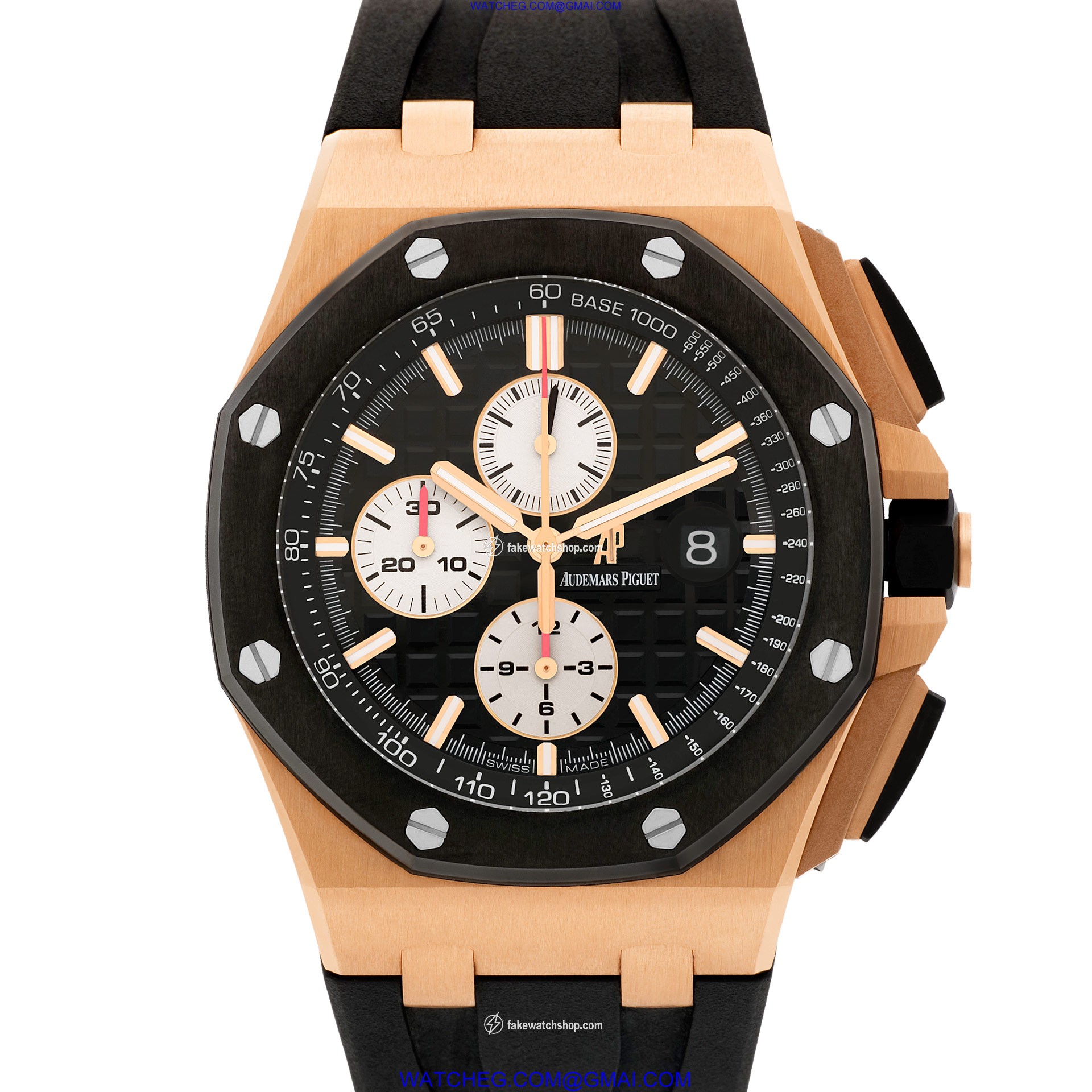 Audemars Piguet 26400RO.OO.a002CA.01 Royal Oak Offshore Automatic Male 18k rose gold