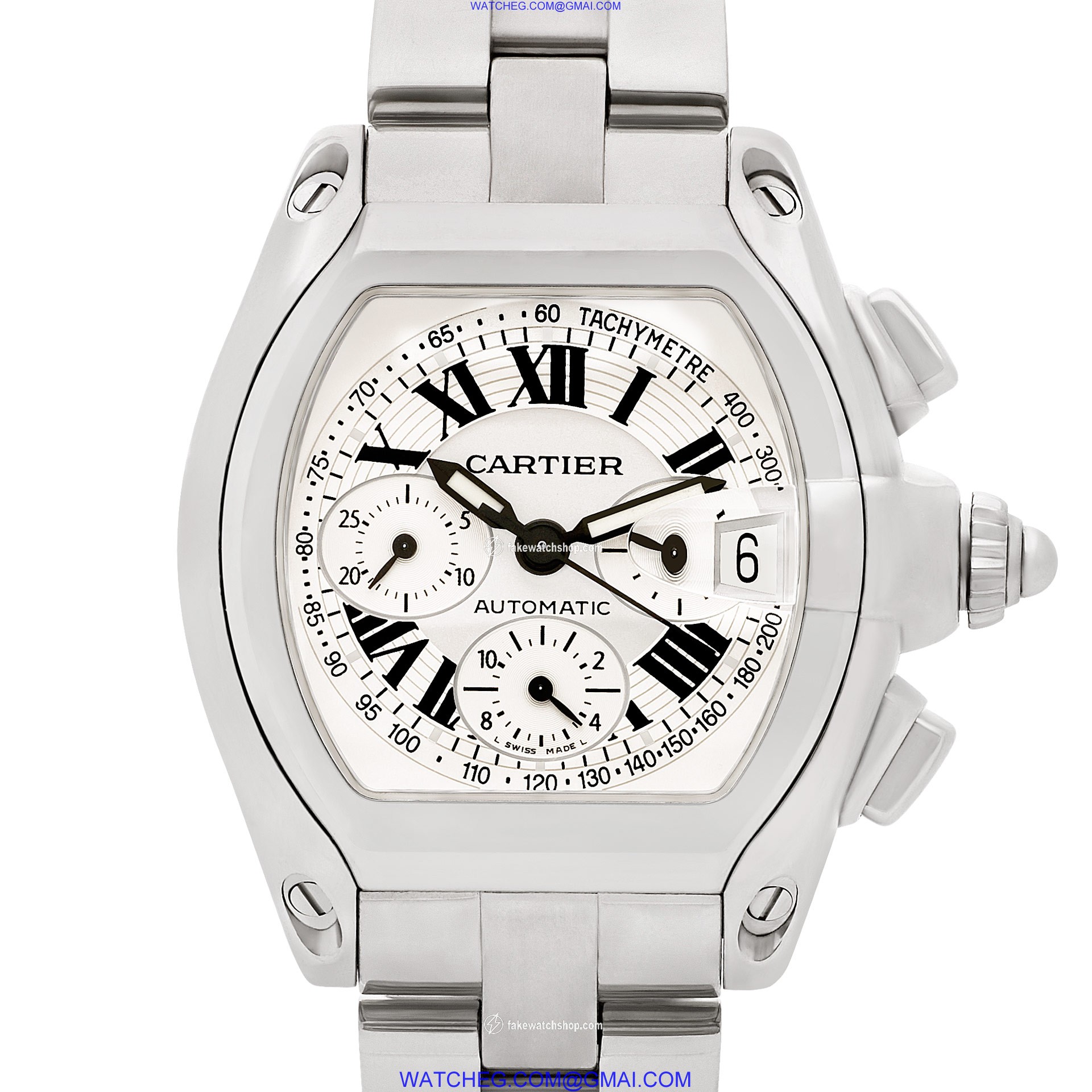 Cartier w62019x6 Roadster Automatic Male Stainless Steel