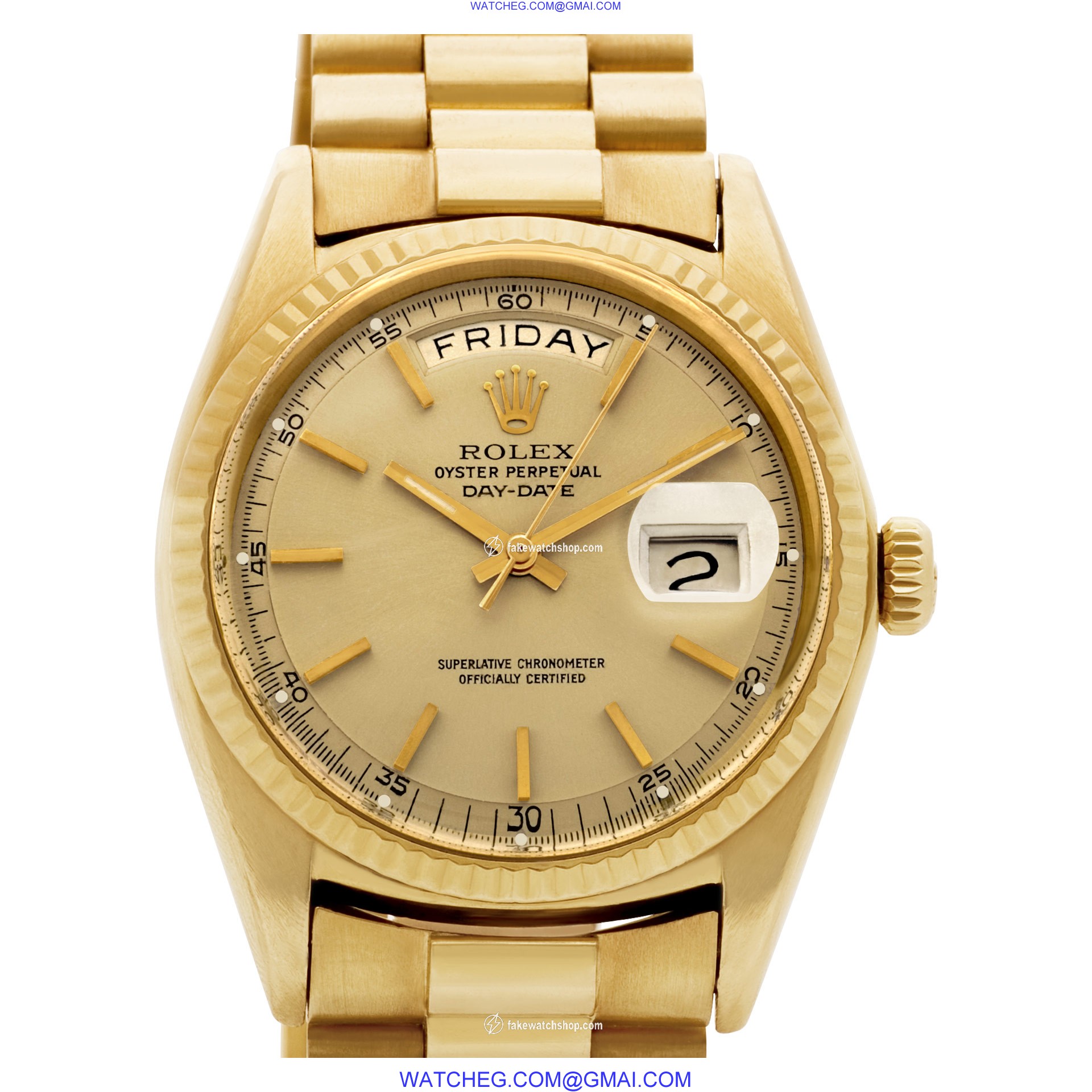 Rolex 1803 Day-Date Automatic Male 18k yellow gold