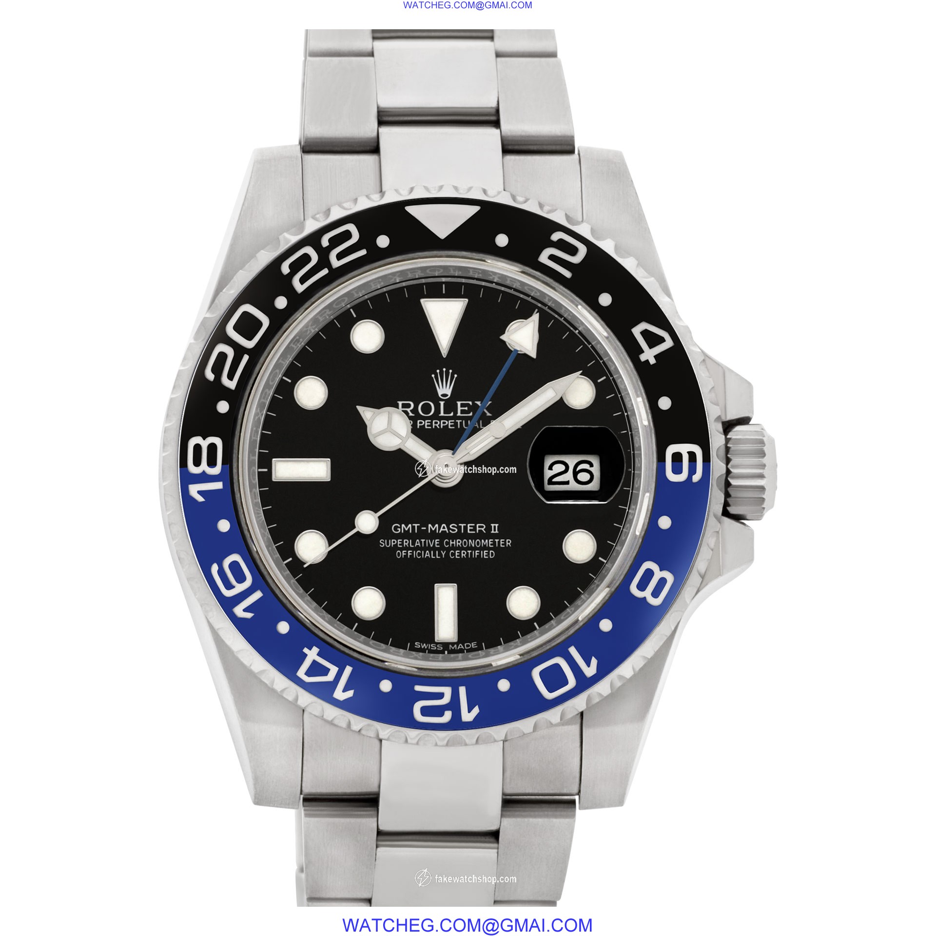 Rolex 116710BLNR GMT-Master II Automatic Male Stainless Steel