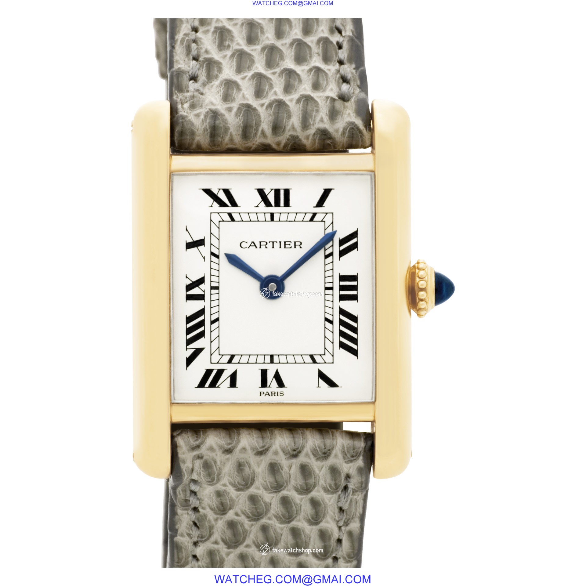 Cartier 7809711034 Tank Manual Female 18k yellow gold