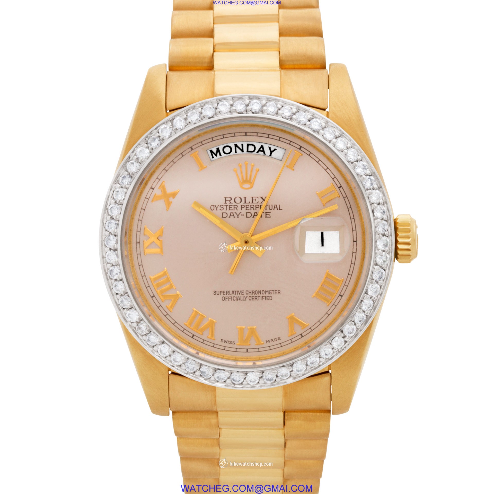 Rolex 18038 Day-Date Automatic Unisex 18k yellow gold