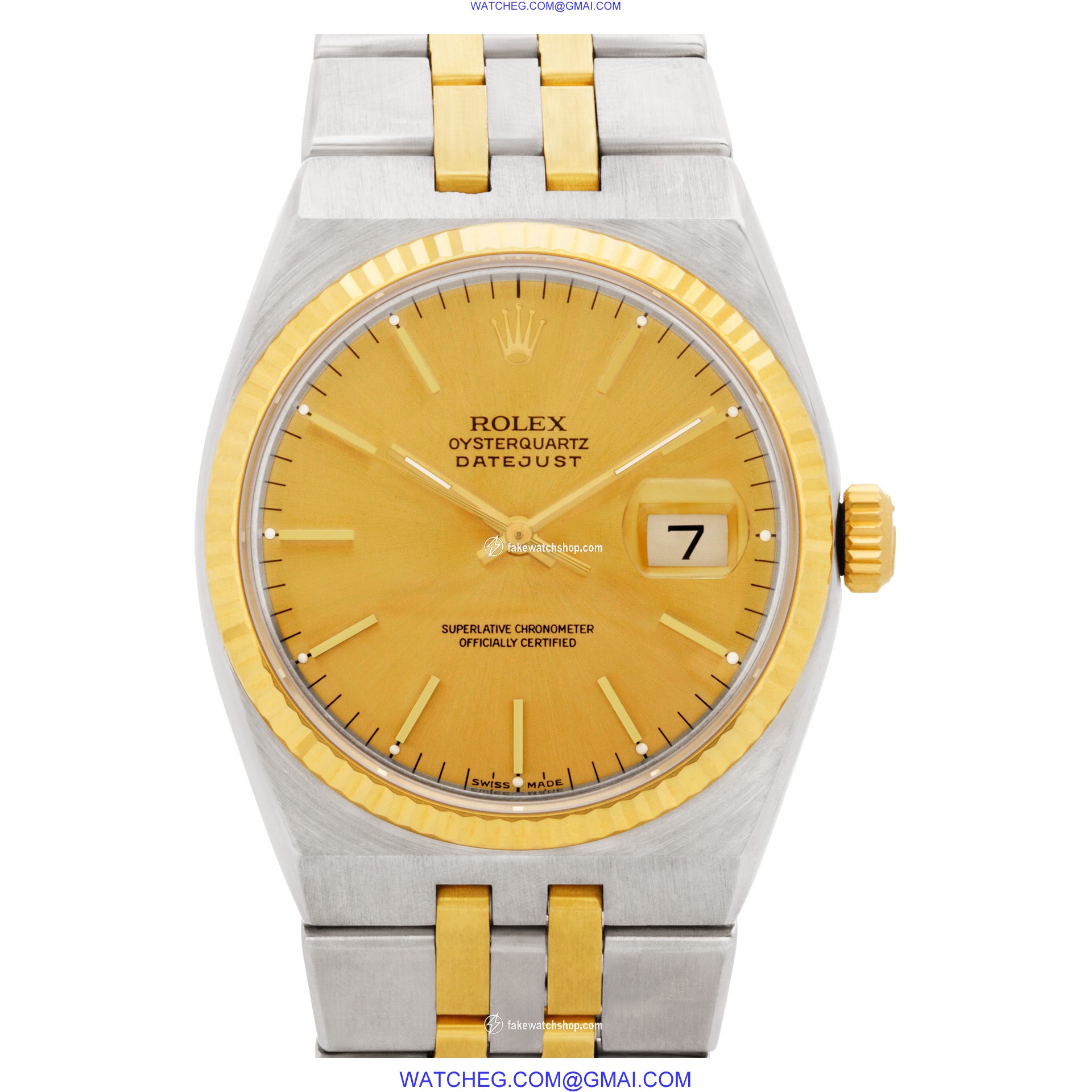 Rolex 17013 Datejust Quartz Male Stainless Steel