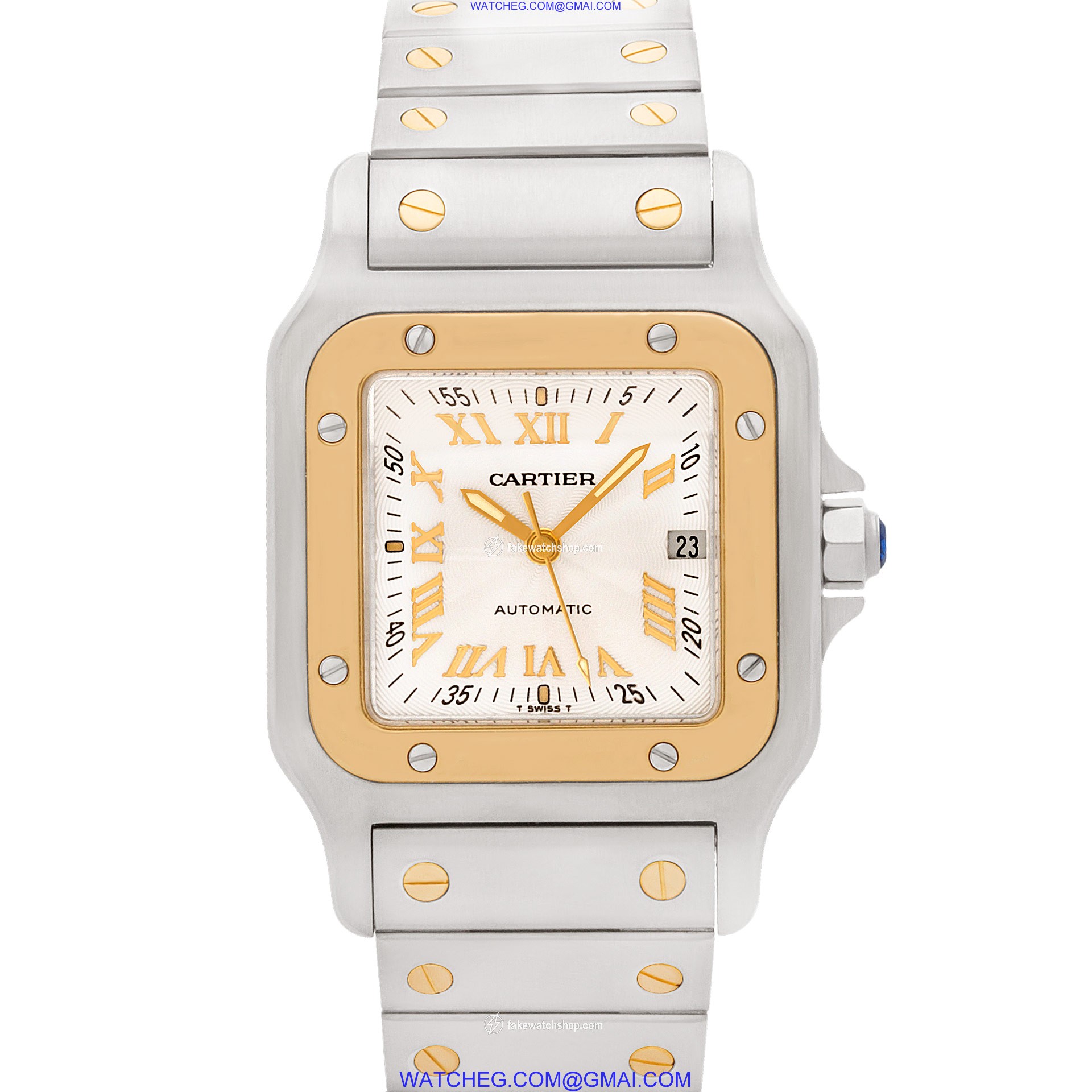 Cartier 2319 Santos Automatic Male 18k gold & Stainless Steel