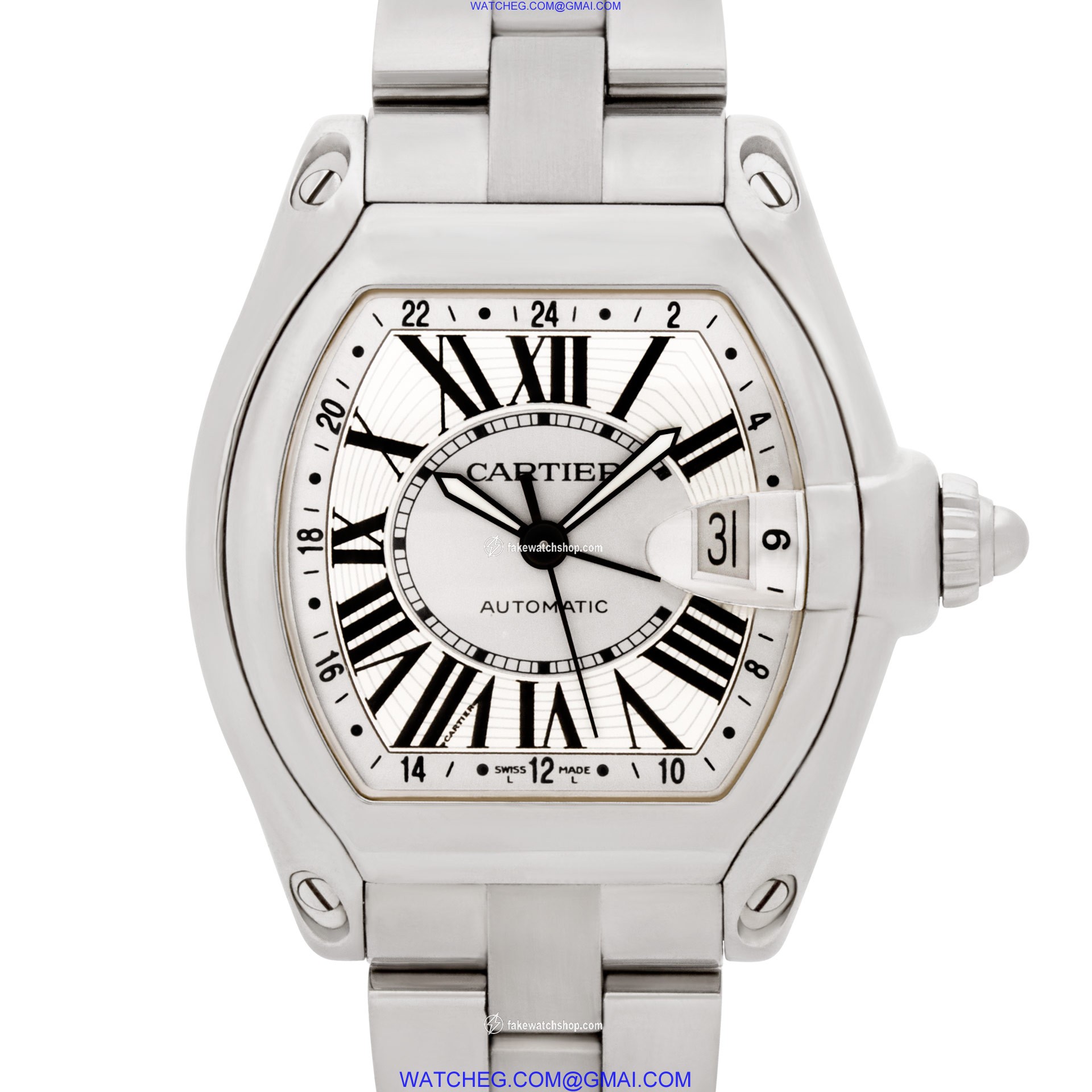 Cartier w62032x6 Roadster Automatic Unisex Stainless Steel