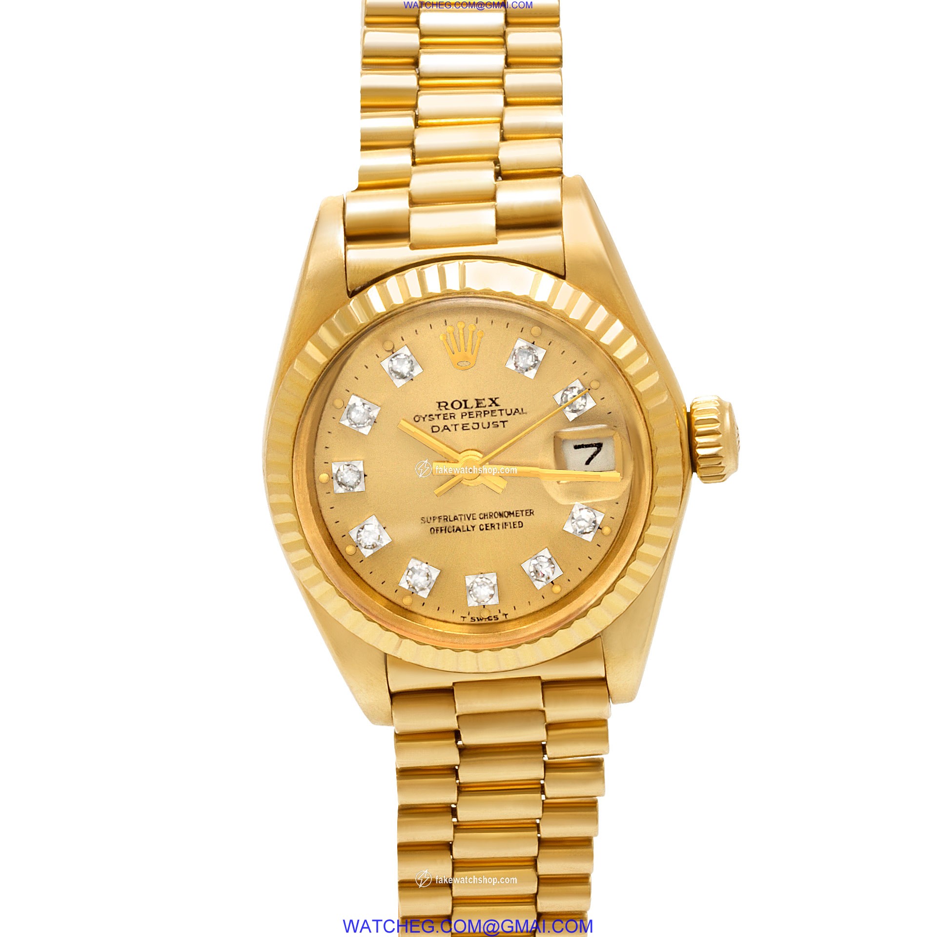 Rolex 6917 Datejust Automatic Female 18k yellow gold