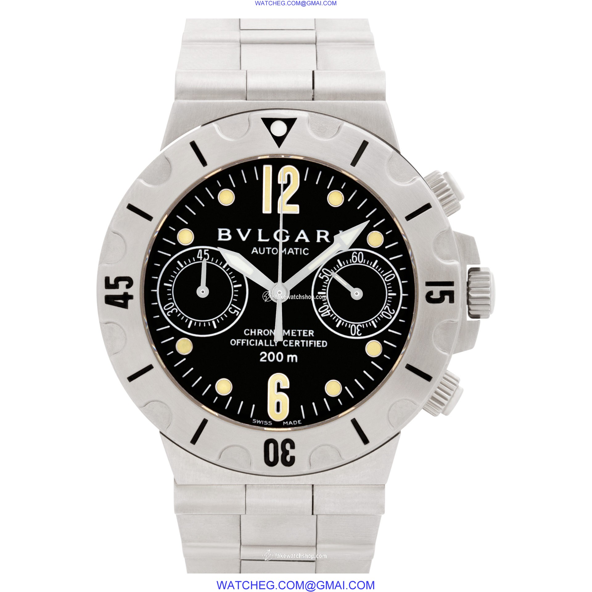 Bvlgari scb 38 s Diagono Automatic Male Stainless Steel