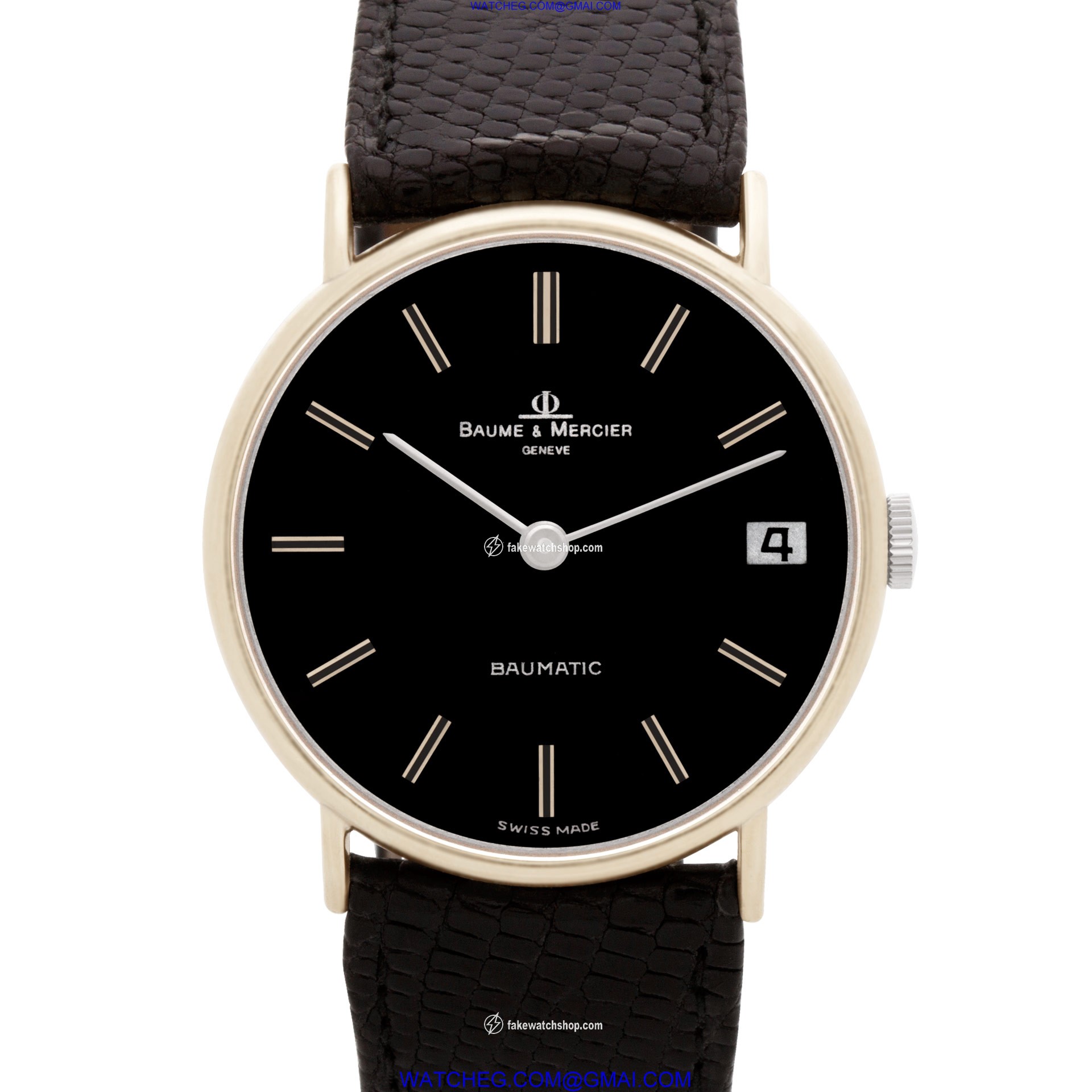 Baume & Mercier 443080 Baumatic Automatic Unisex 18k White Gold
