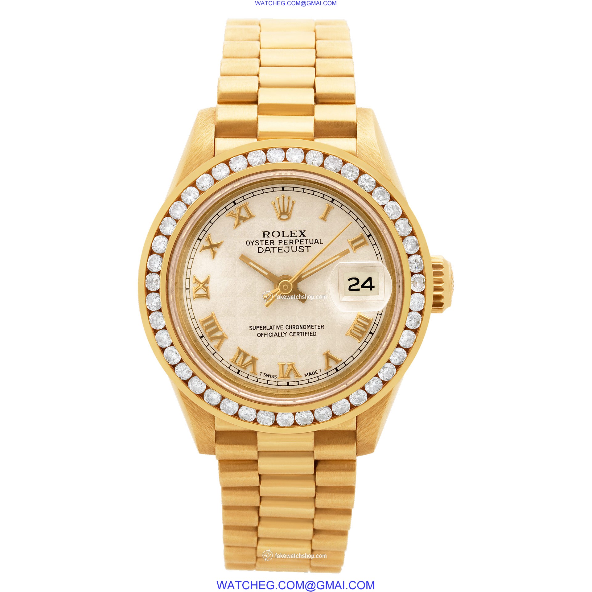 Rolex 69178 Datejust Automatic Female 18k yellow gold