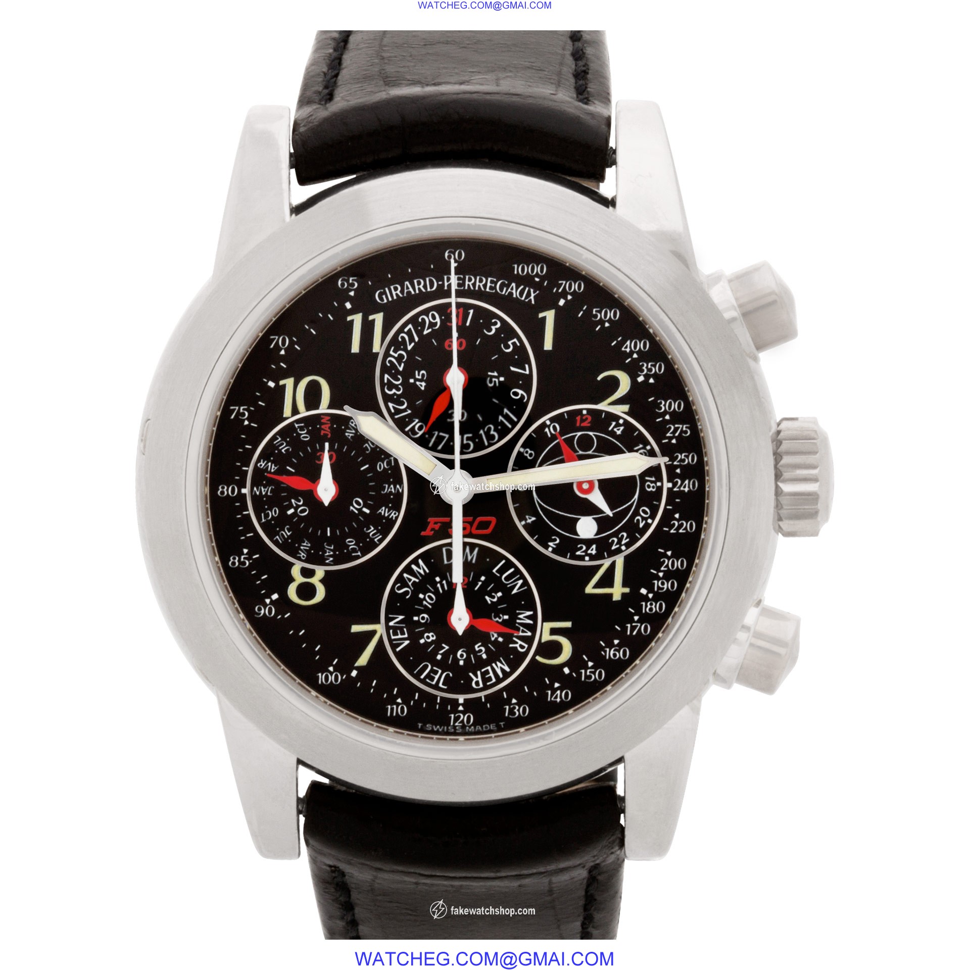 Girard Perregaux 9025 Ferrari Automatic Male Platinum