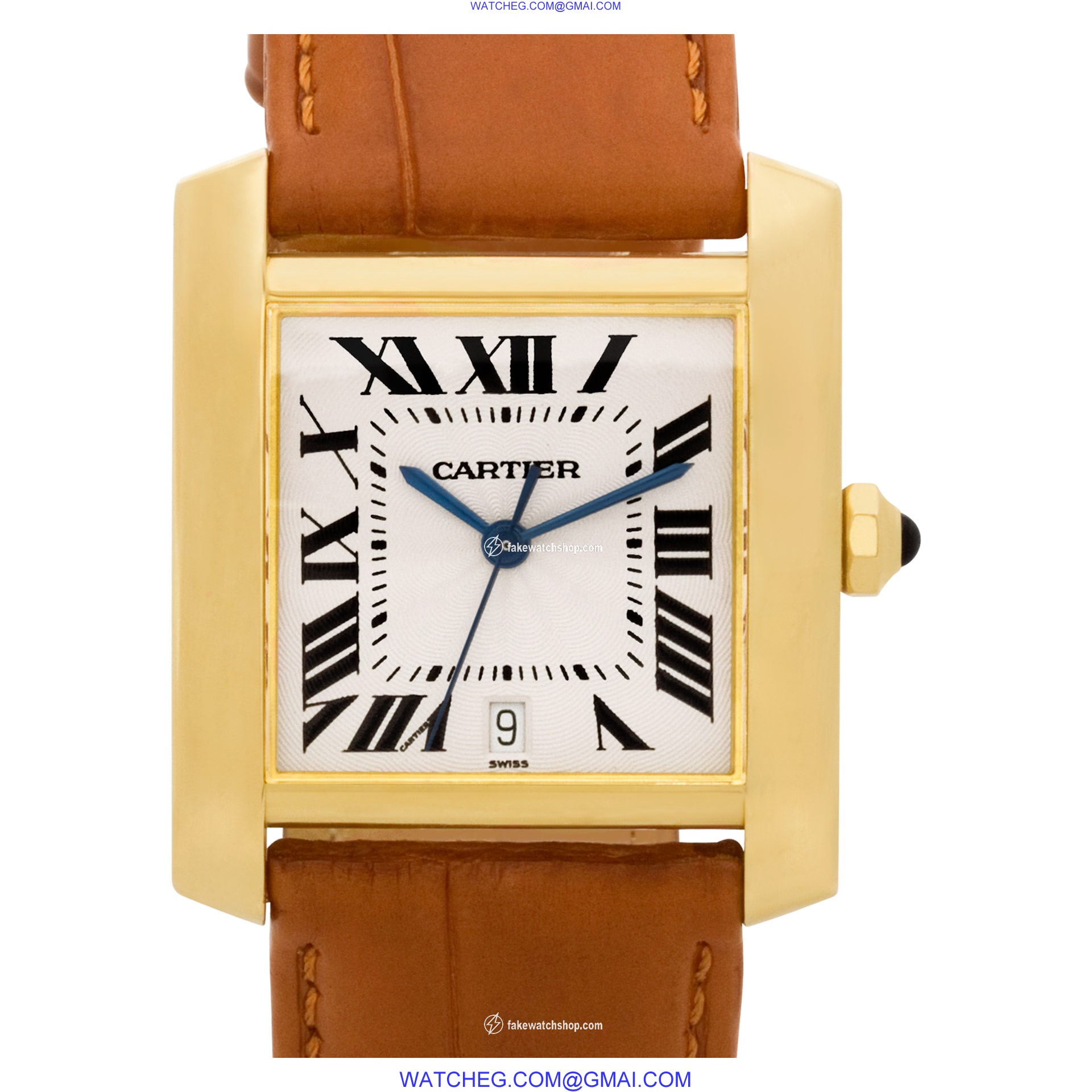 Cartier 1840 Tank Francaise Automatic Male 18k yellow gold