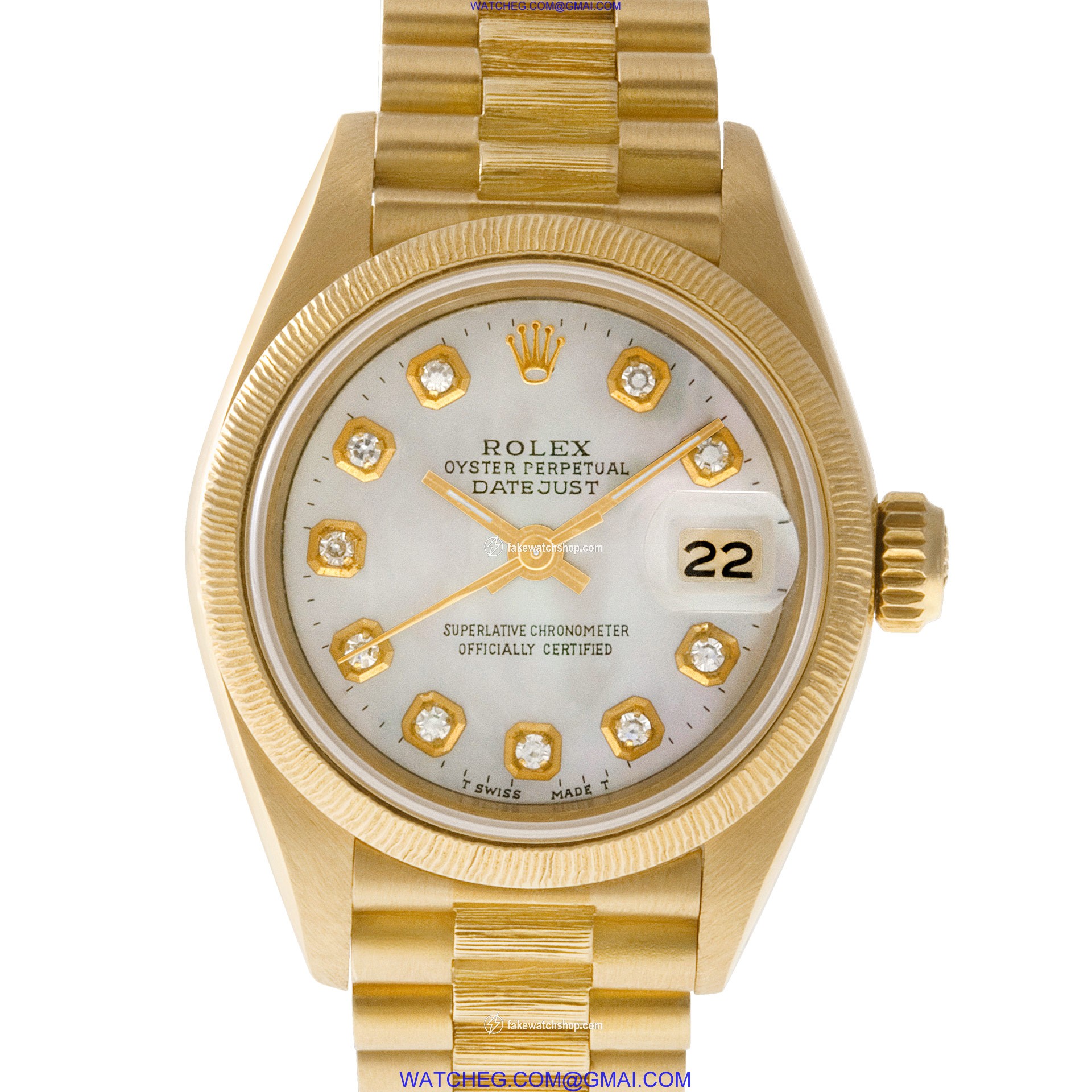 Rolex 69278 Datejust Automatic Female 18k yellow gold