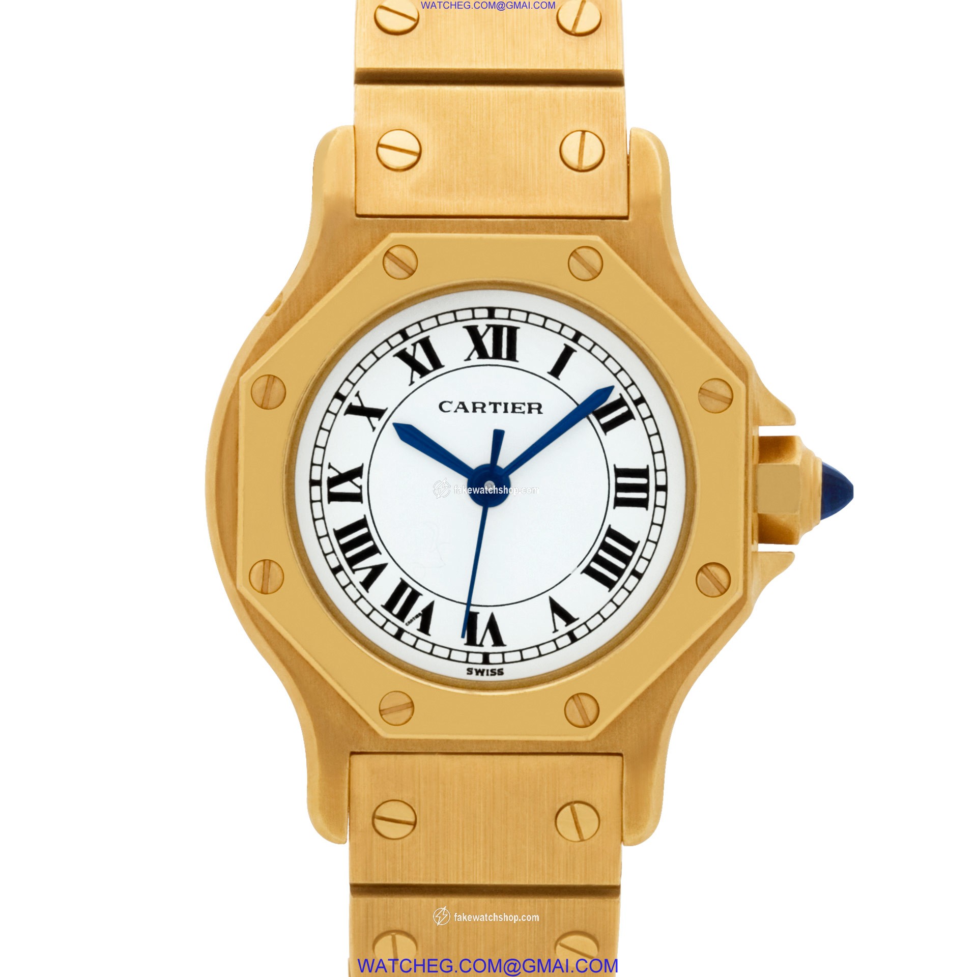 Cartier 8090604410 Santos Automatic Female 18k yellow gold