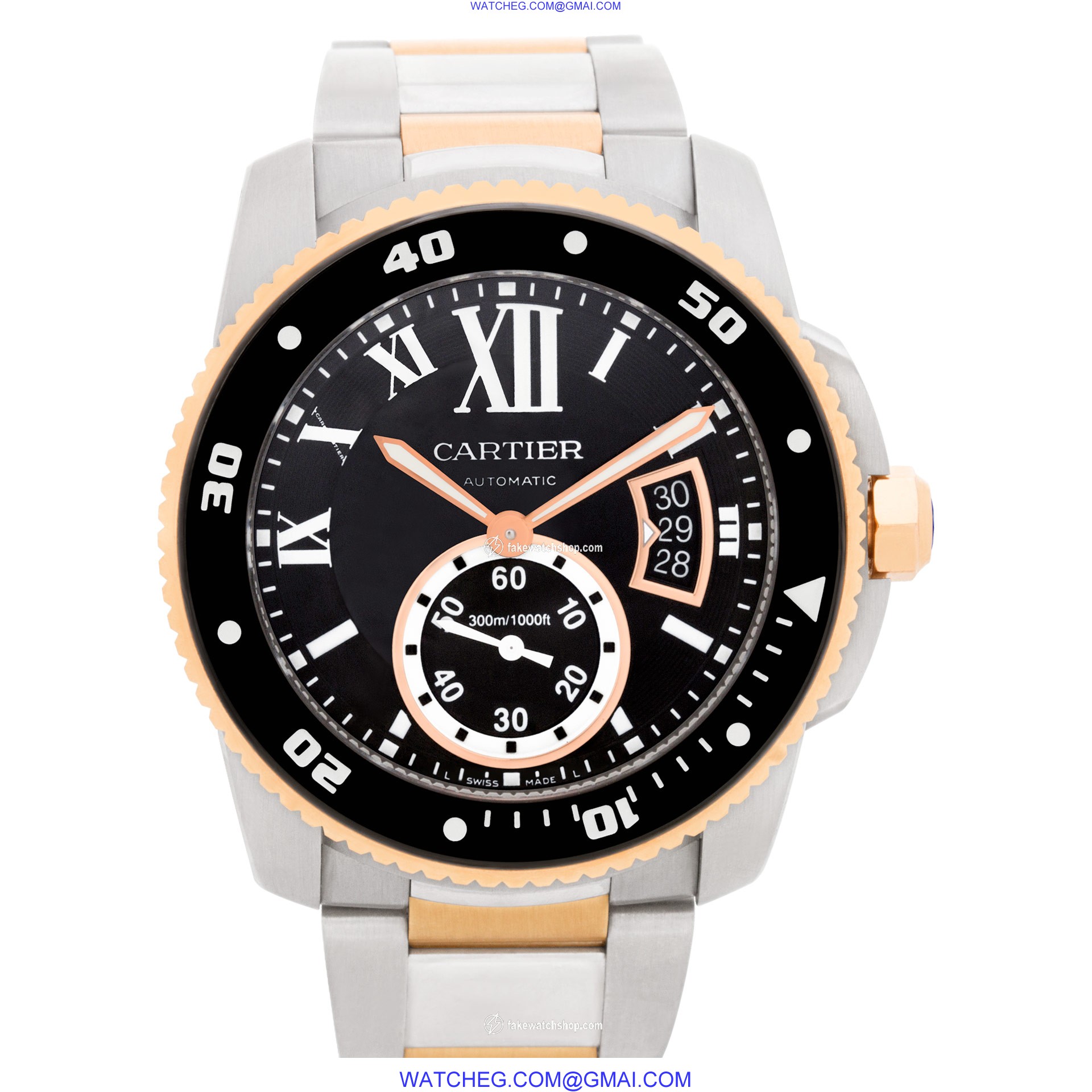 Cartier w7100054 Calibre Automatic Male Stainless Steel