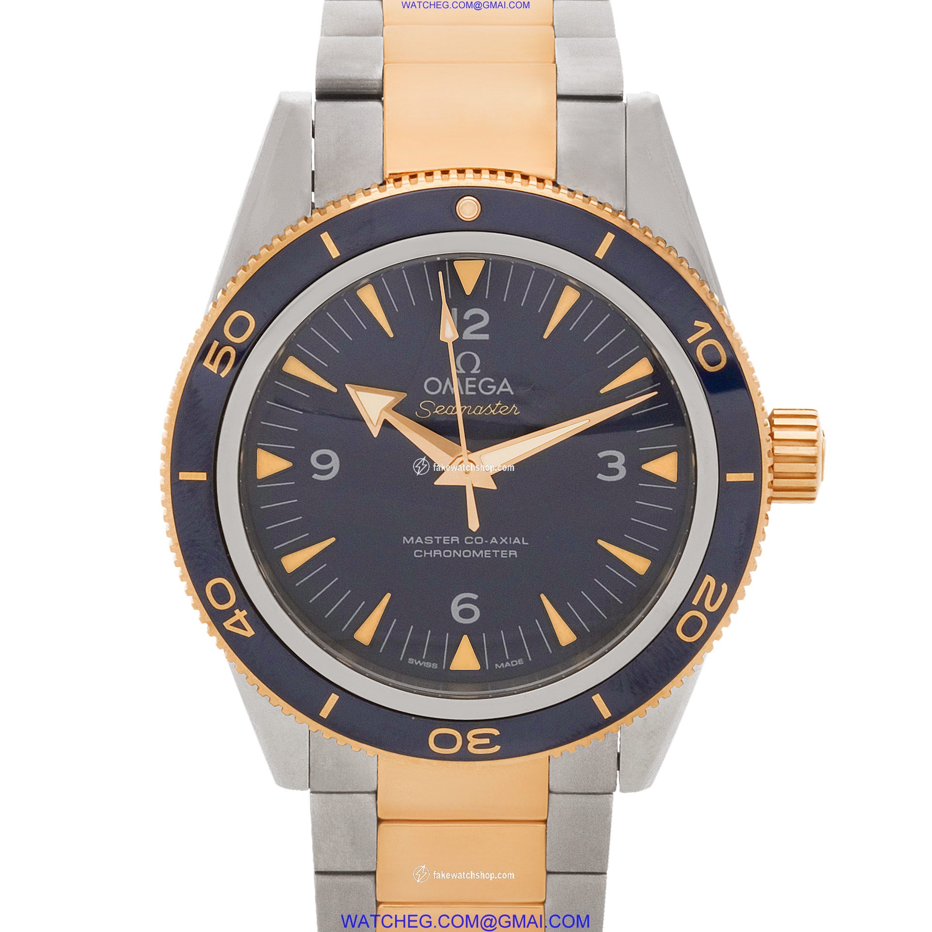 Omega 233.60.41.21.03.001 Seamaster Automatic Male 18k rose gold & titanium