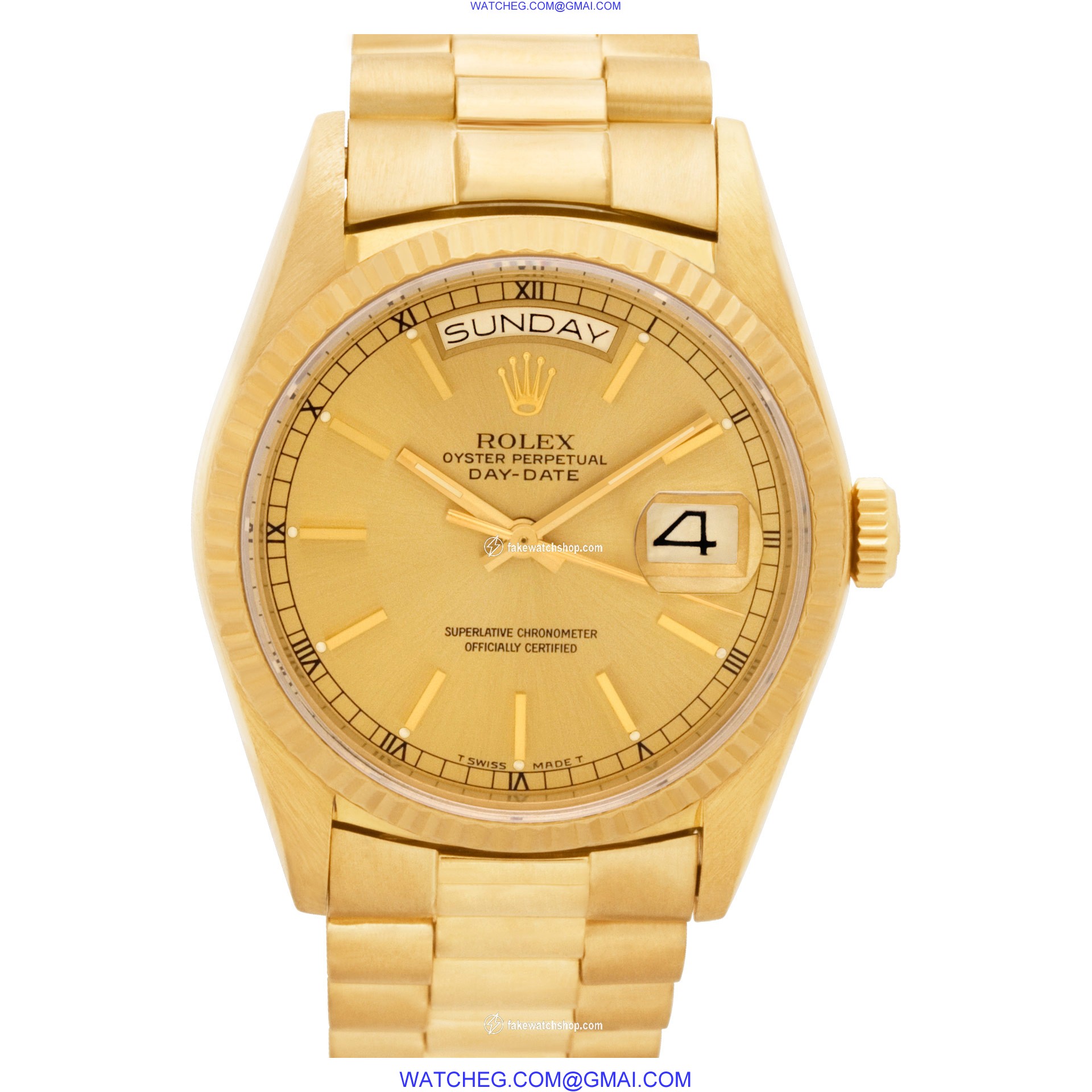 Rolex 18038 Day-Date Automatic Male 18k yellow gold