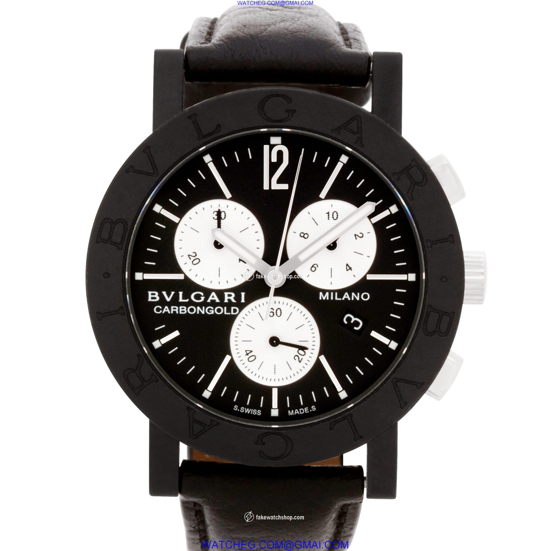 Bvlgari BB 38 CL CH Bvlgari Quartz Unisex Carbon