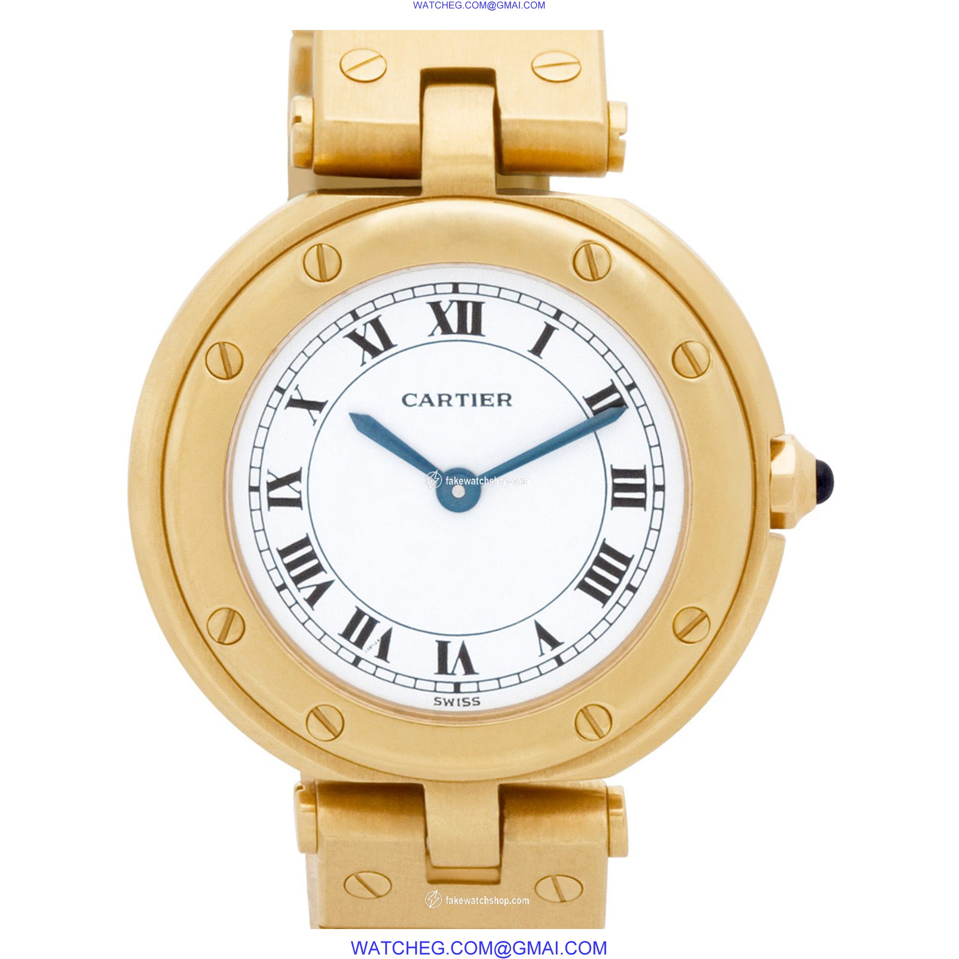 Cartier 8191501870 Santos Quartz Female 18k yellow gold
