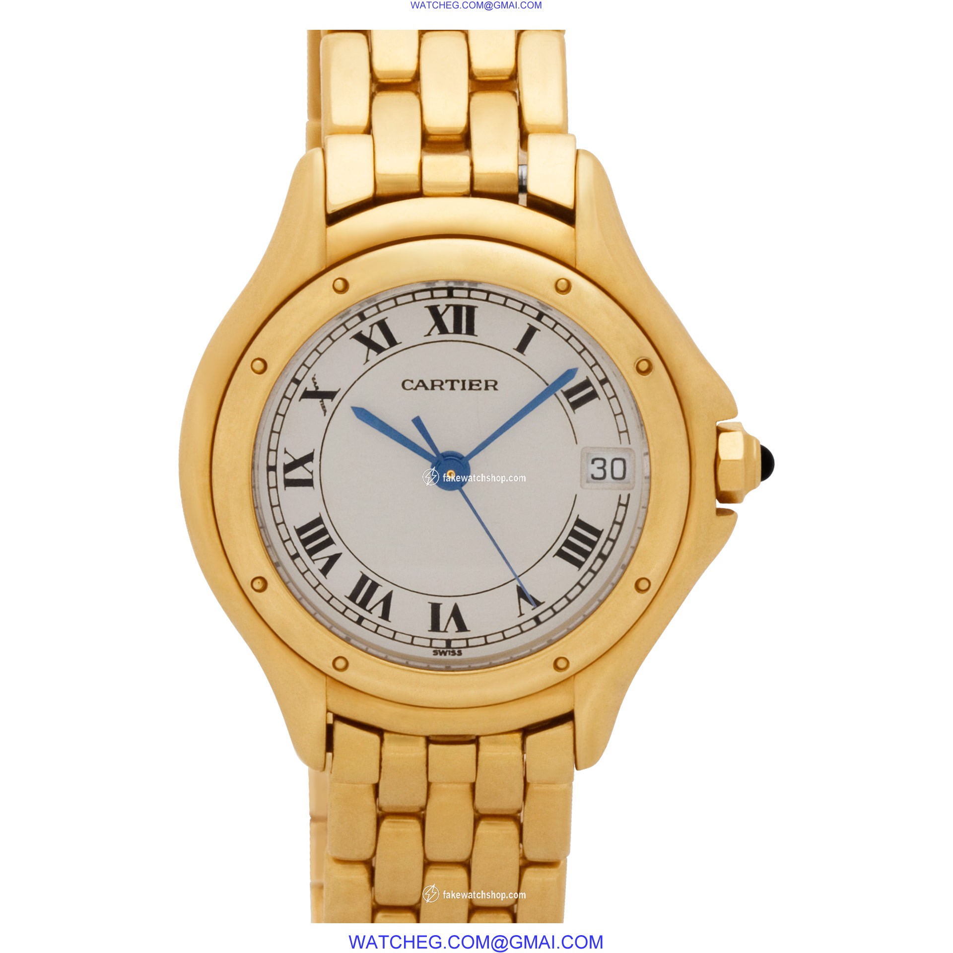 Cartier 887906 Cougar Quartz Female 18k yellow gold