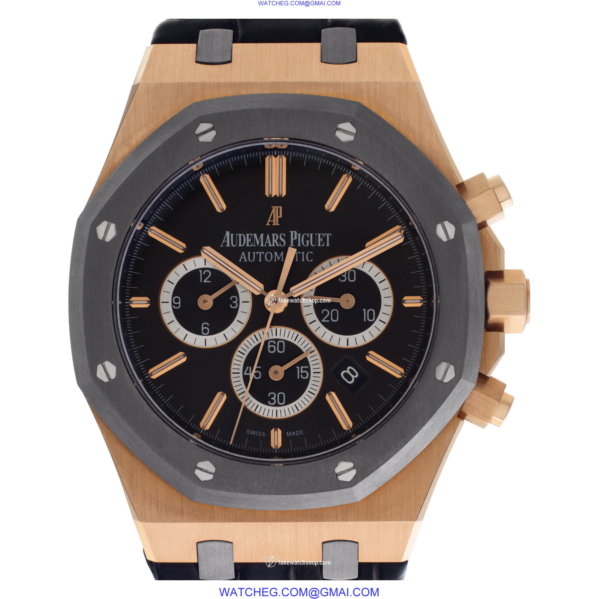 Audemars Piguet 263250l.00.d005cr.01 Royal Oak Automatic Male 18k rose gold