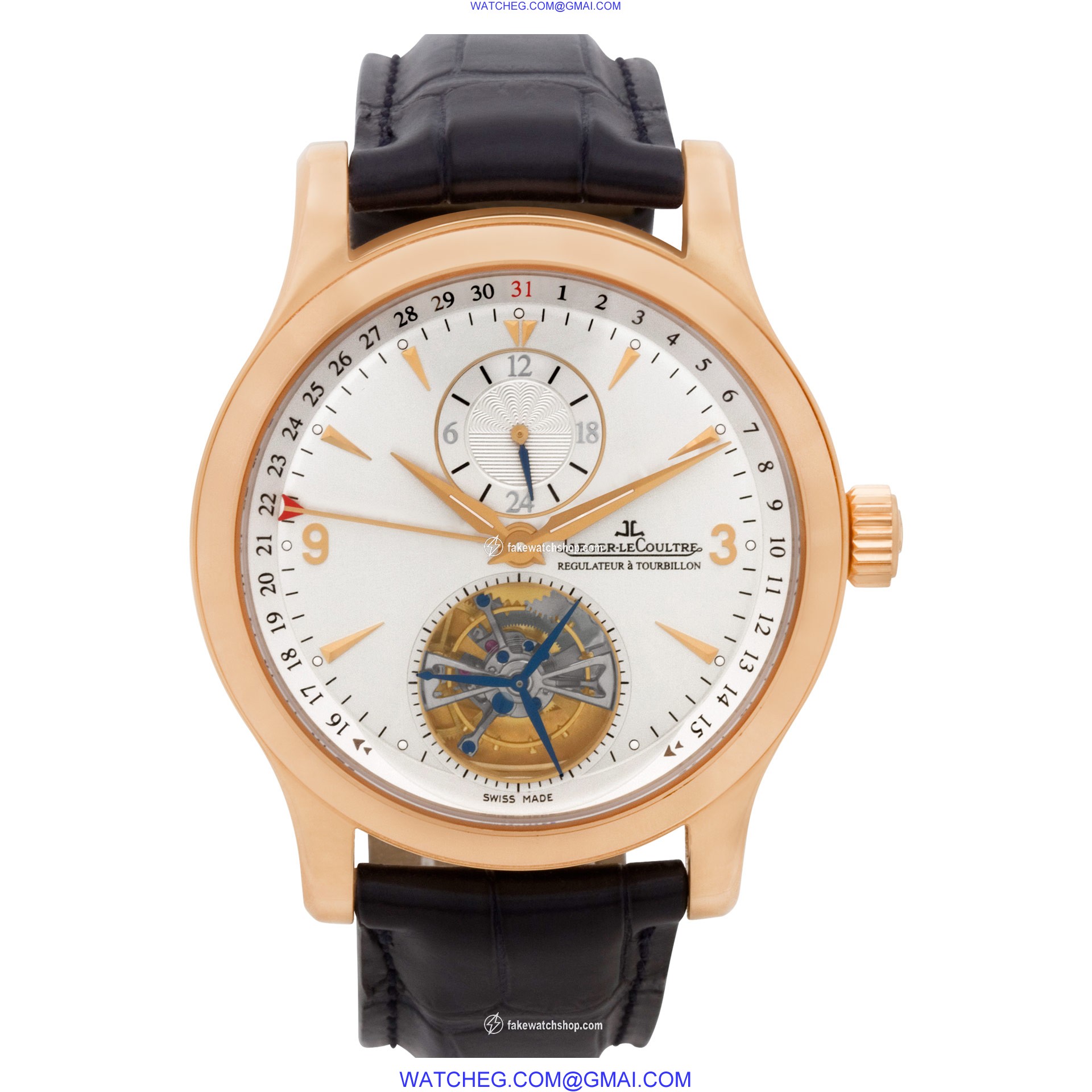 Jaeger LeCoultre q1652420 Tourbillon Automatic Male 18k rose gold