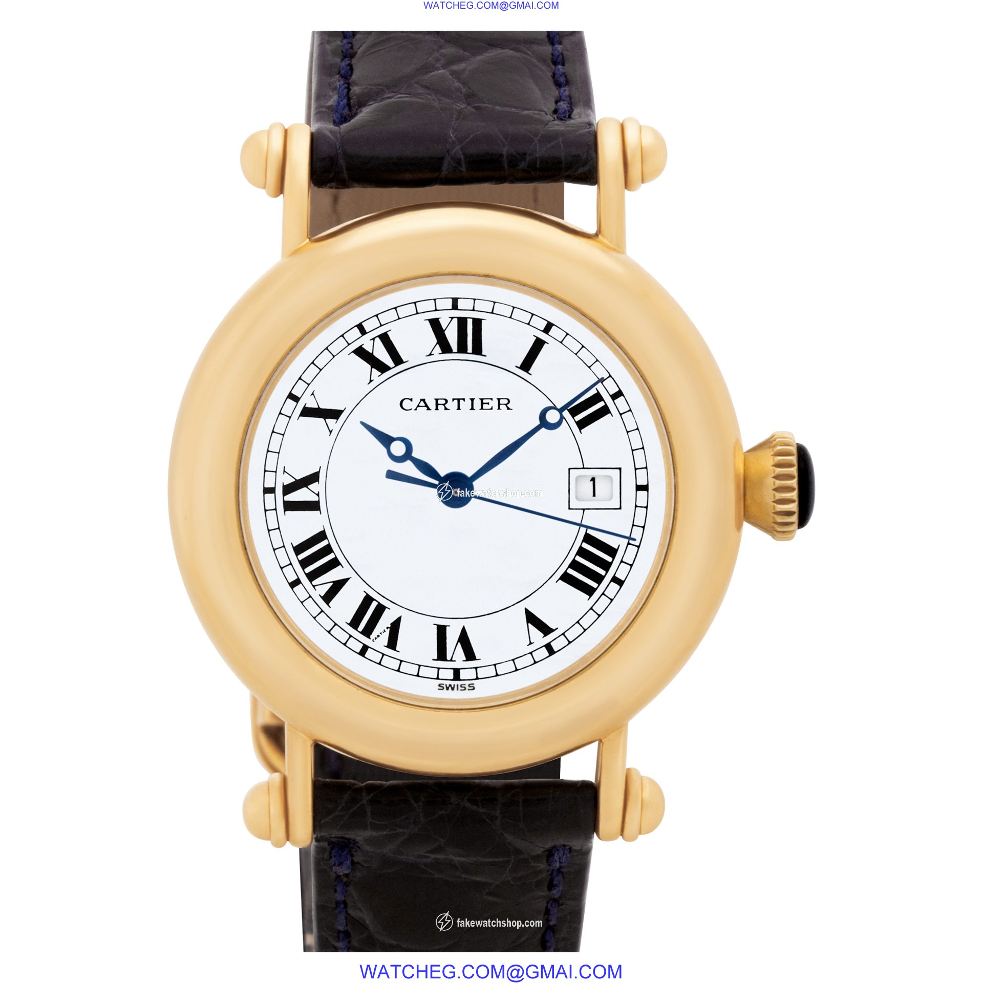 Cartier 1420 0 Diabolo Quartz Unisex 18k yellow gold