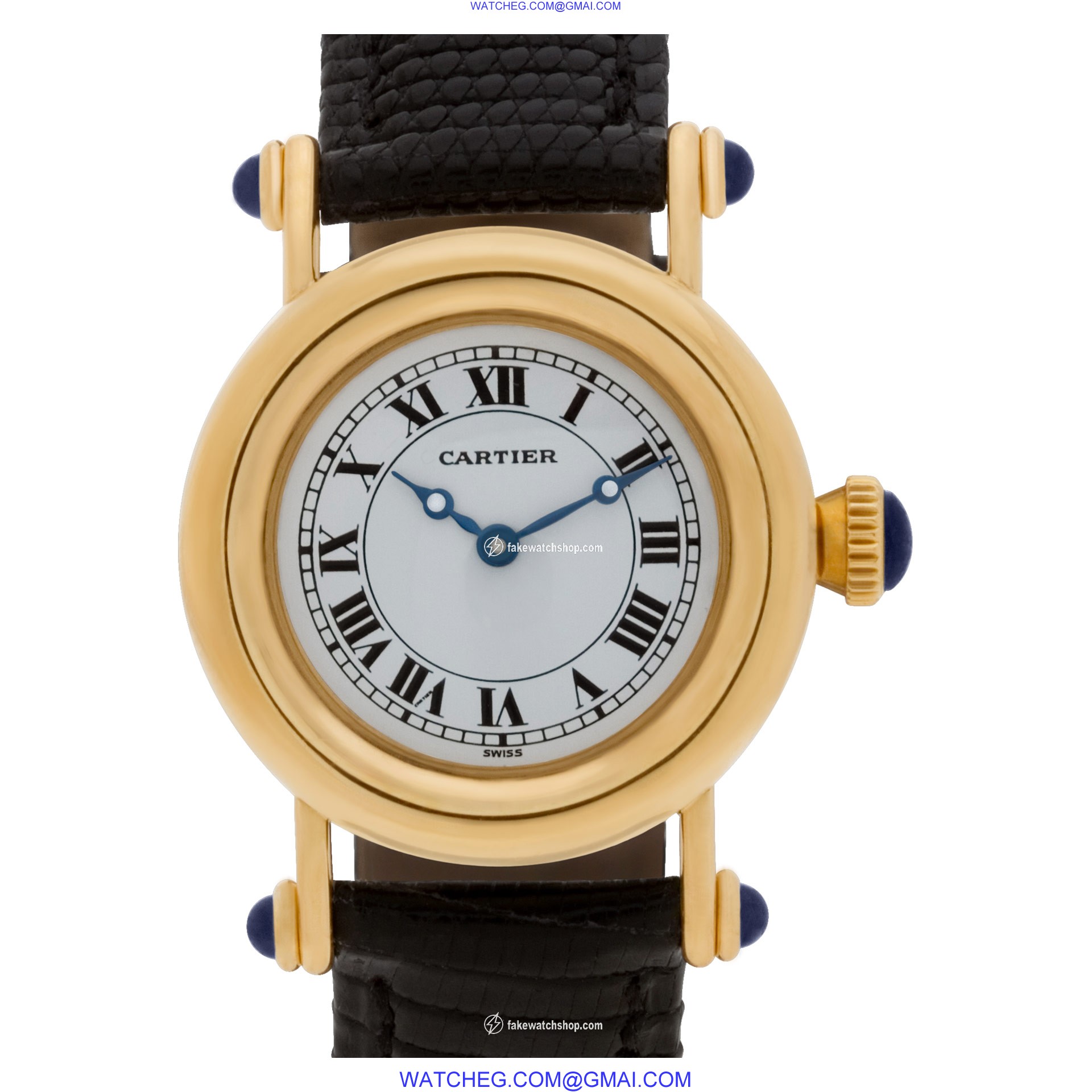 Cartier 14400 Diabolo Quartz Male 18k yellow gold