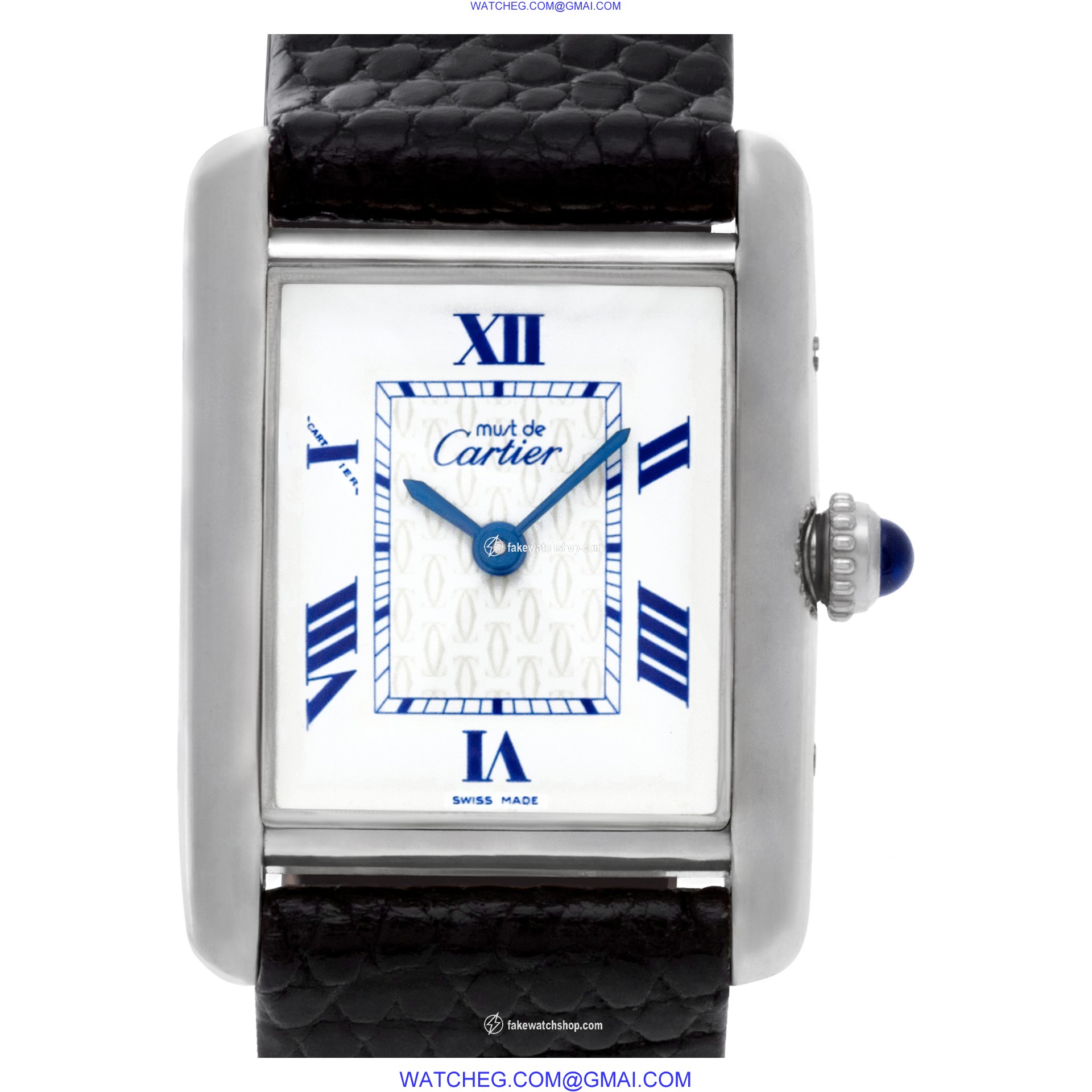 Cartier 2416 Tank Quartz Female Sterling Silver