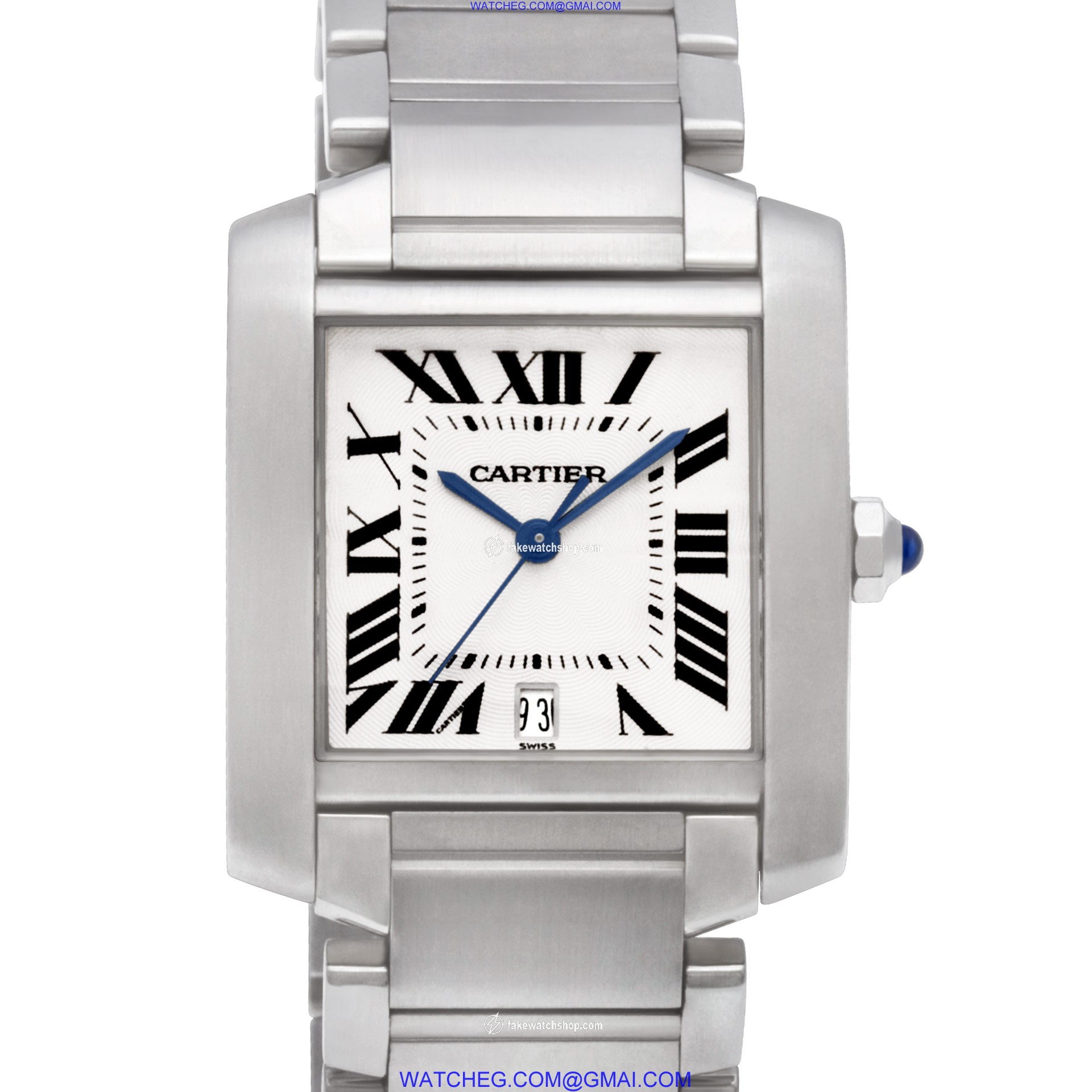 Cartier W51002q3 Tank Francaise Automatic Male Stainless Steel