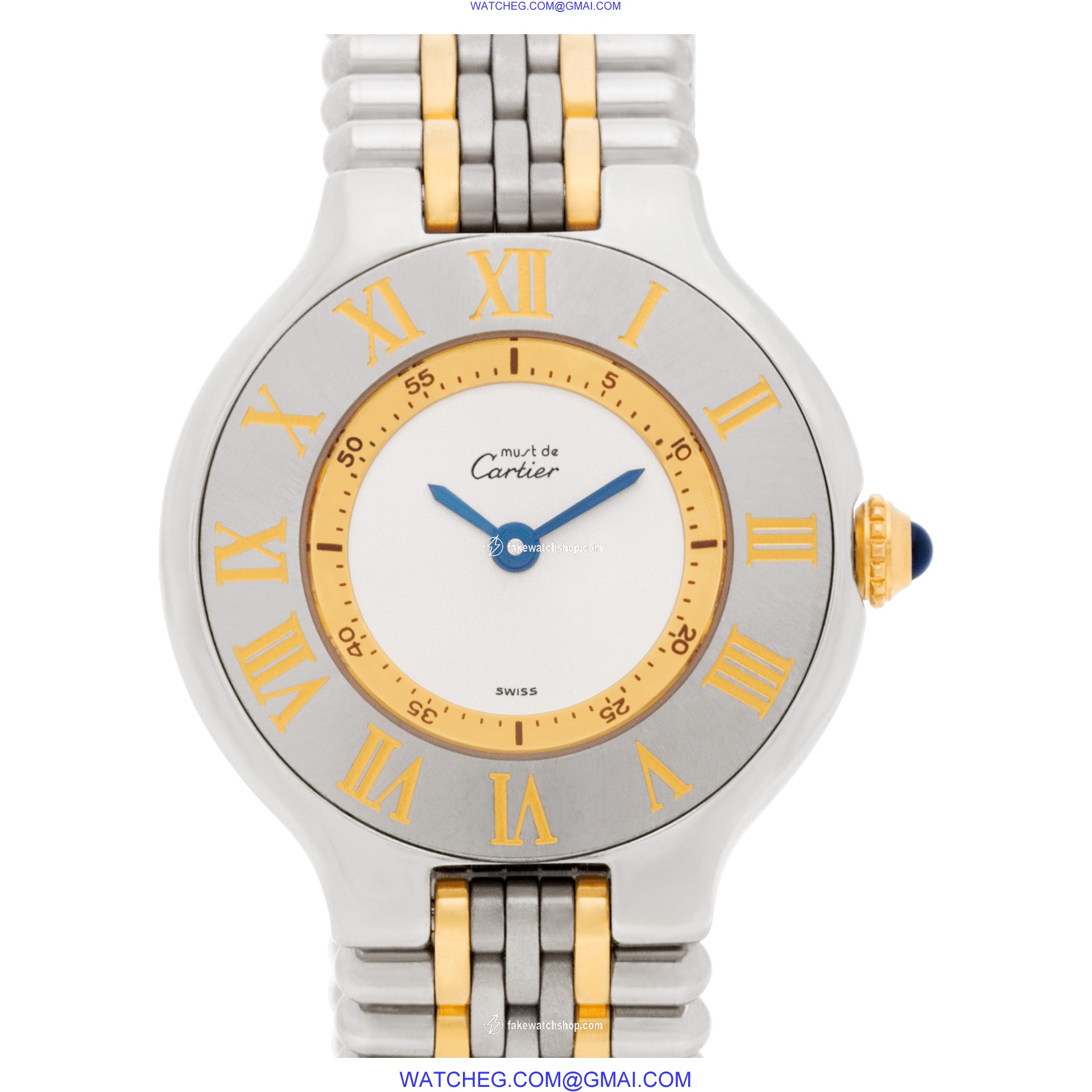 Cartier 1340 Must de Quartz Female Stainless Steel