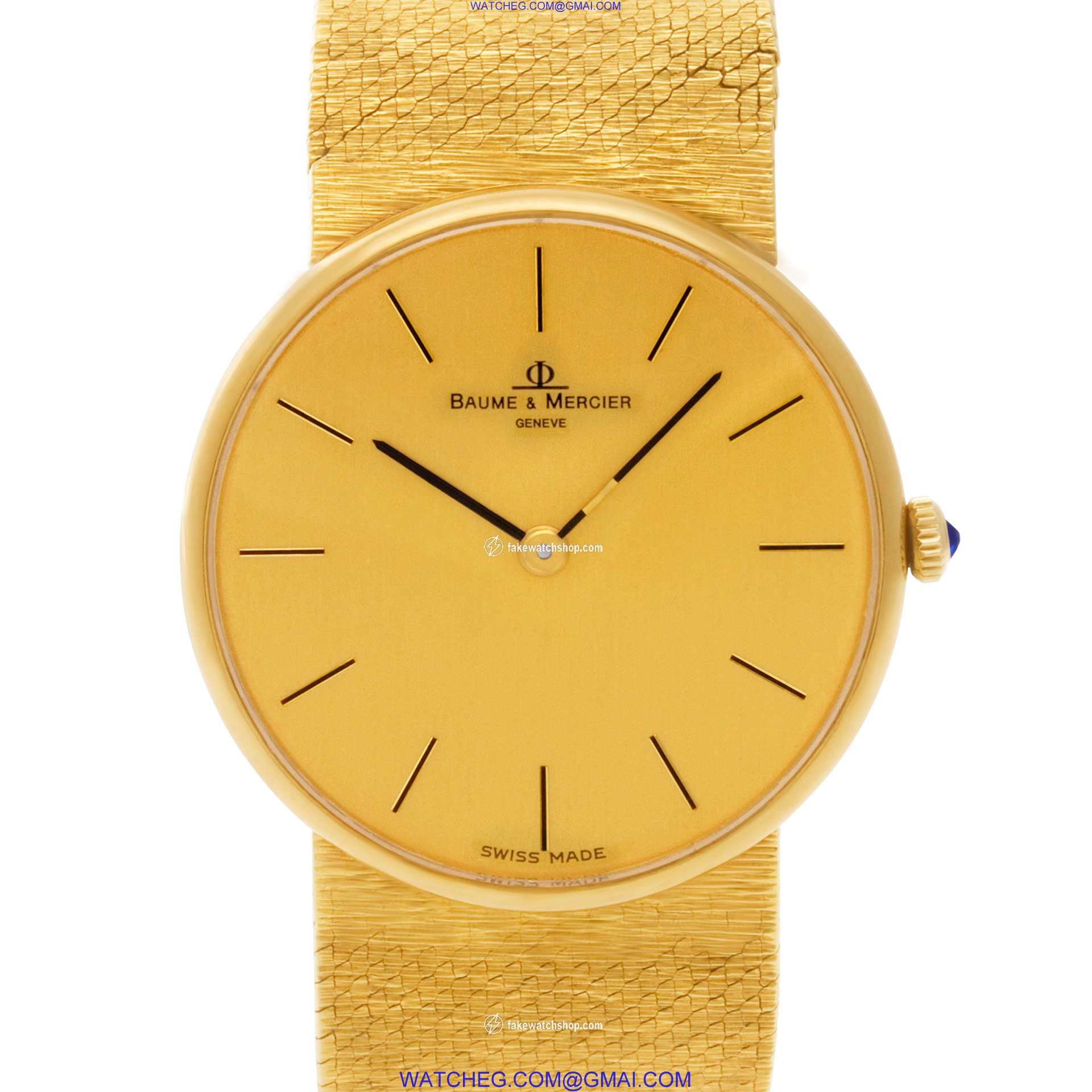 Baume & Mercier 35110 Classic Manual Male 18k Yellow Gold