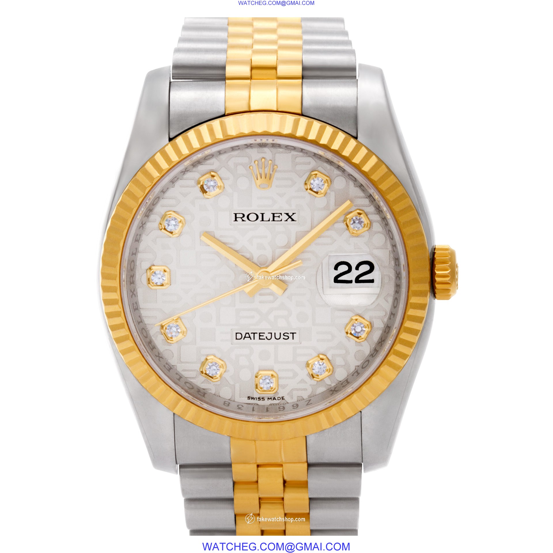 Rolex 116233 Datejust Automatic Male 18k gold & Stainless Steel