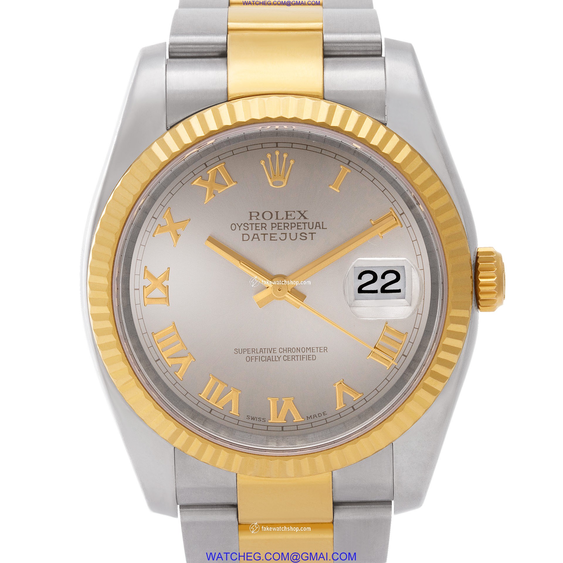 Rolex 116233 Datejust Automatic Male 18k gold & Stainless Steel