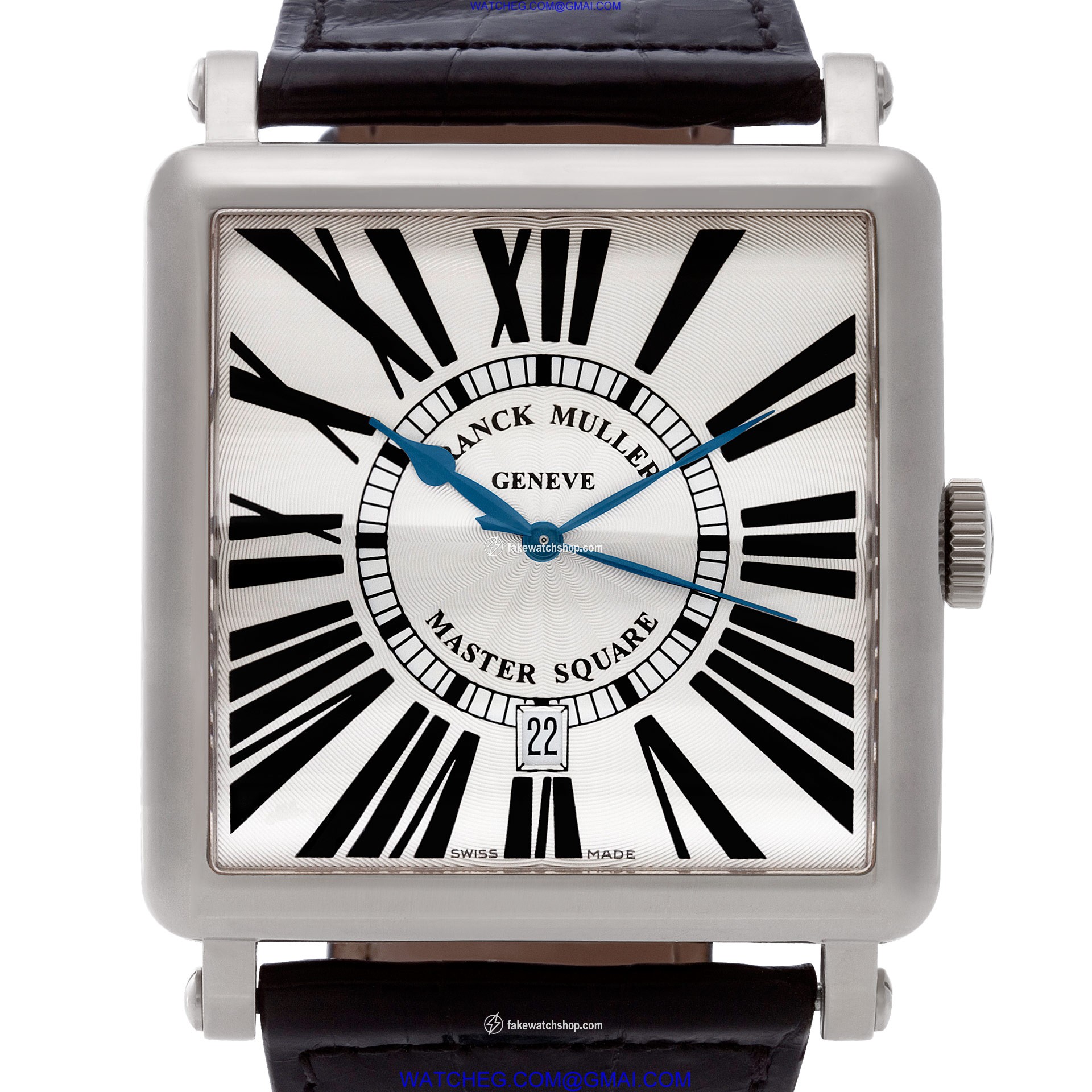Franck Muller 6000 K SC Master Square Automatic Male 18k White Gold