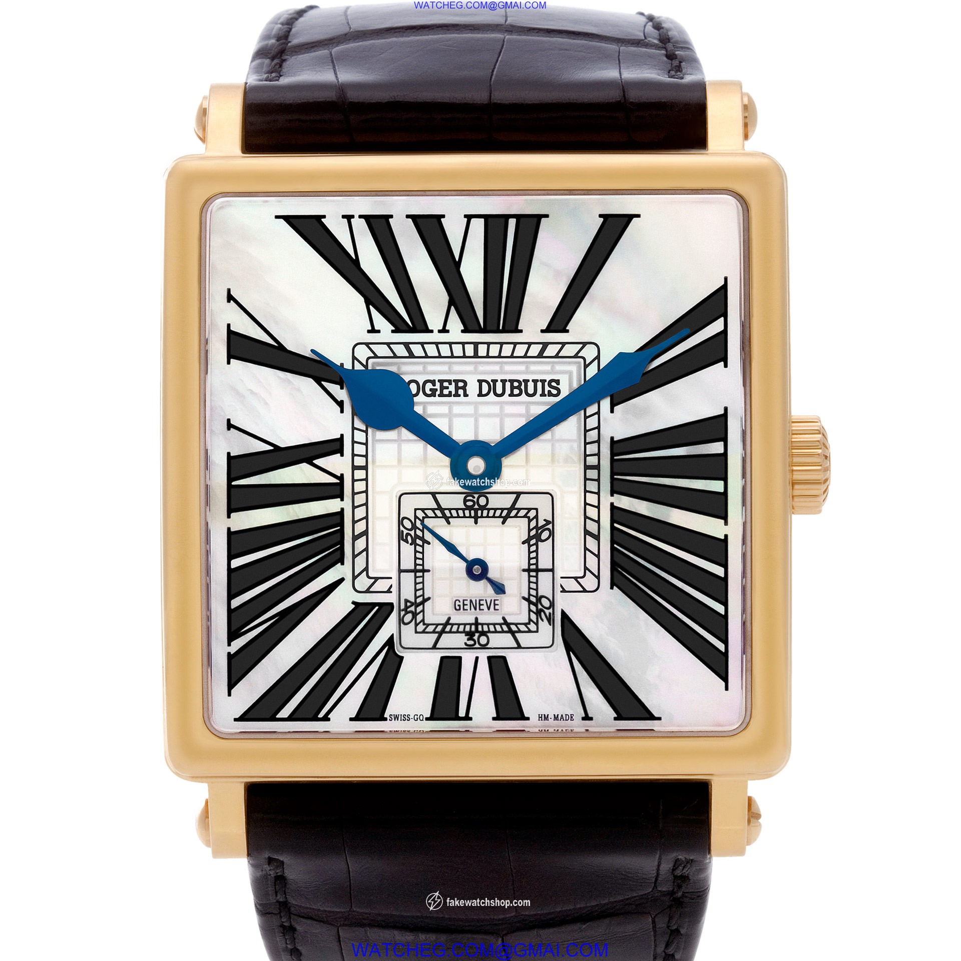 Roger Dubuis G43.14.5 Golden Square Automatic Male 18k Pink Gold