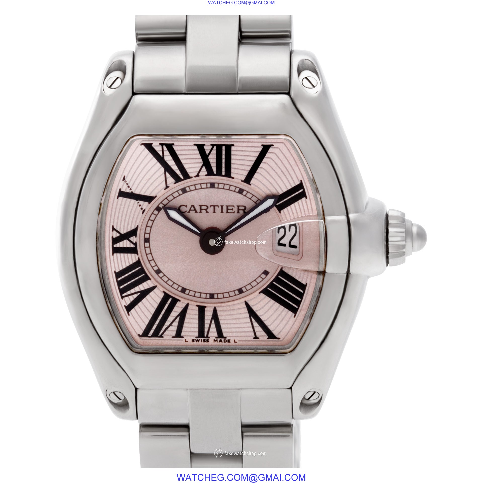 Cartier 2675 Roadster Quartz Female Stainless Steel