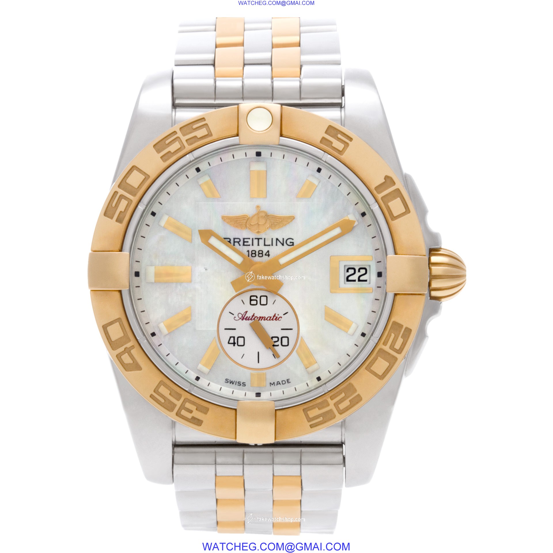 Breitling C37330 Galactic Automatic Unisex 18k rose gold
