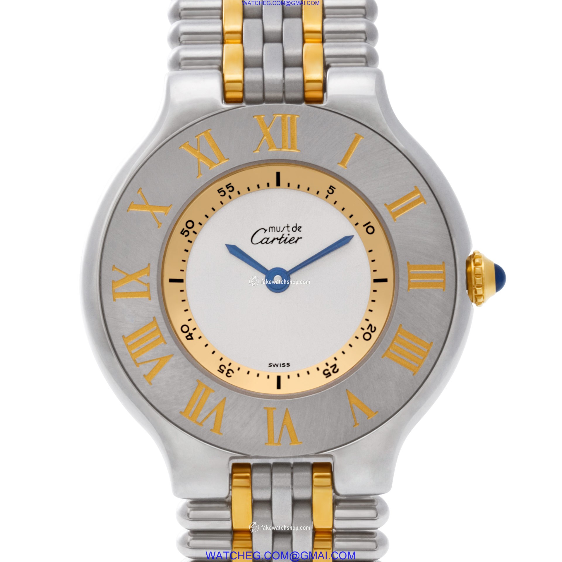 Cartier W10072F4 Must 21 Quartz Unisex Stainless Steel