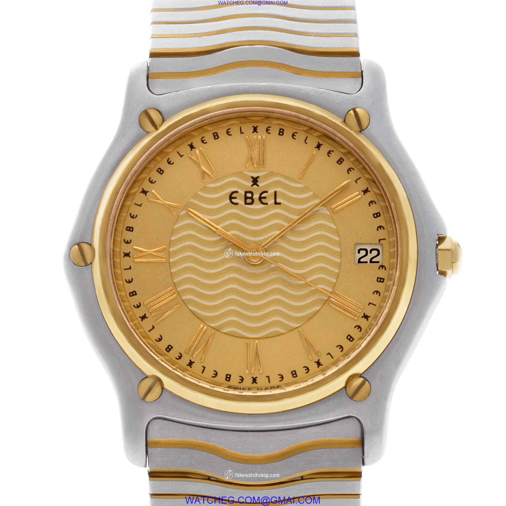 Ebel 1187141 Classic Wave Quartz Male Stainless Steel