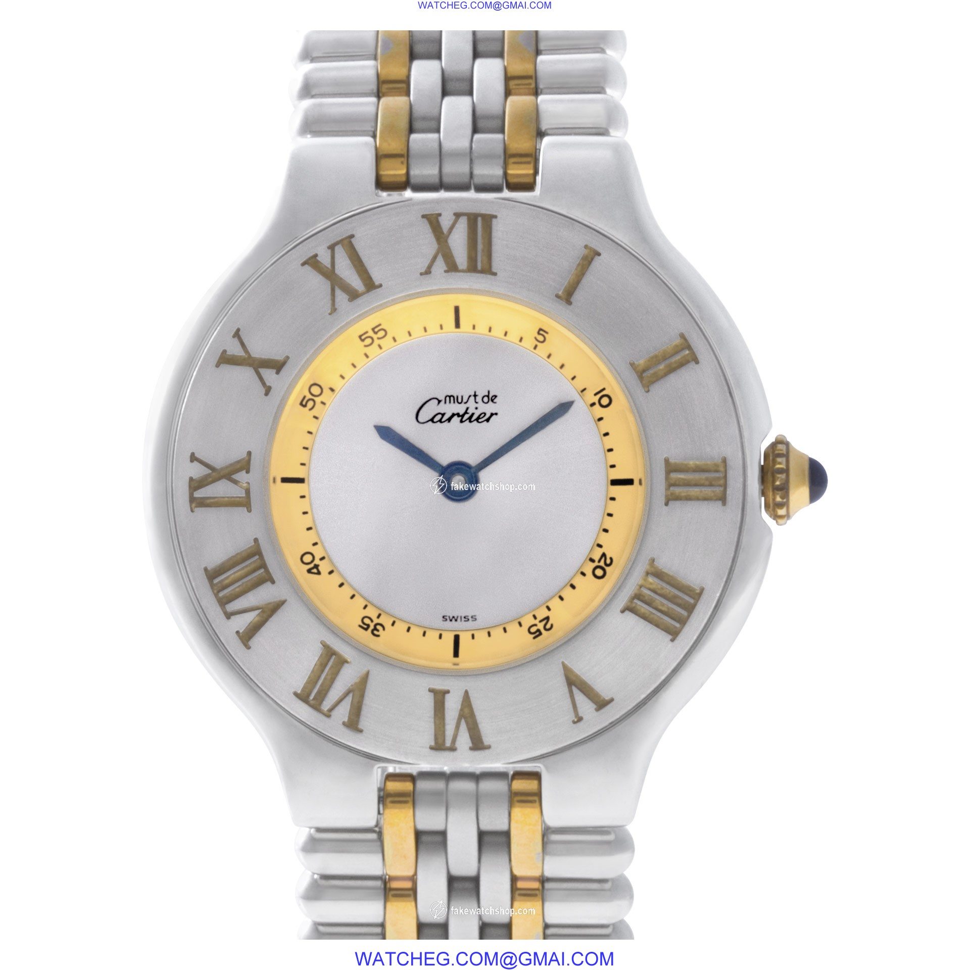 Cartier 1330 Must 21 Quartz Unisex Stainless Steel