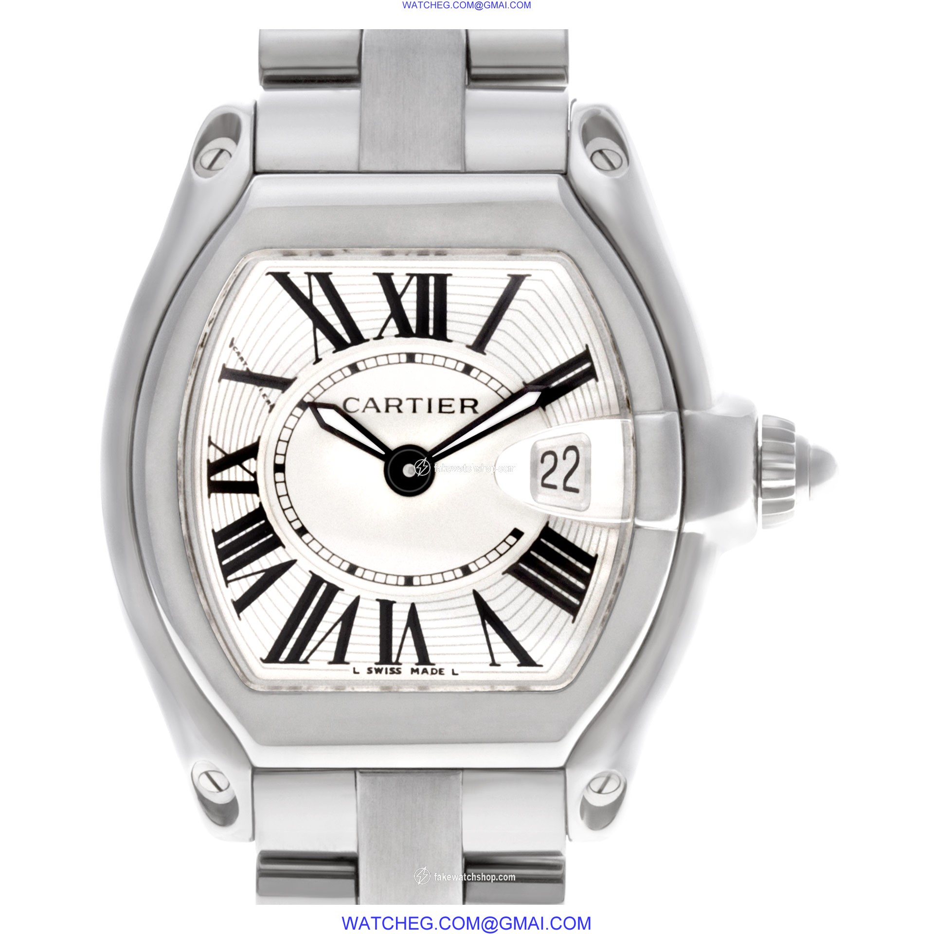 Cartier 2675 Roadster Quartz Female Stainless Steel