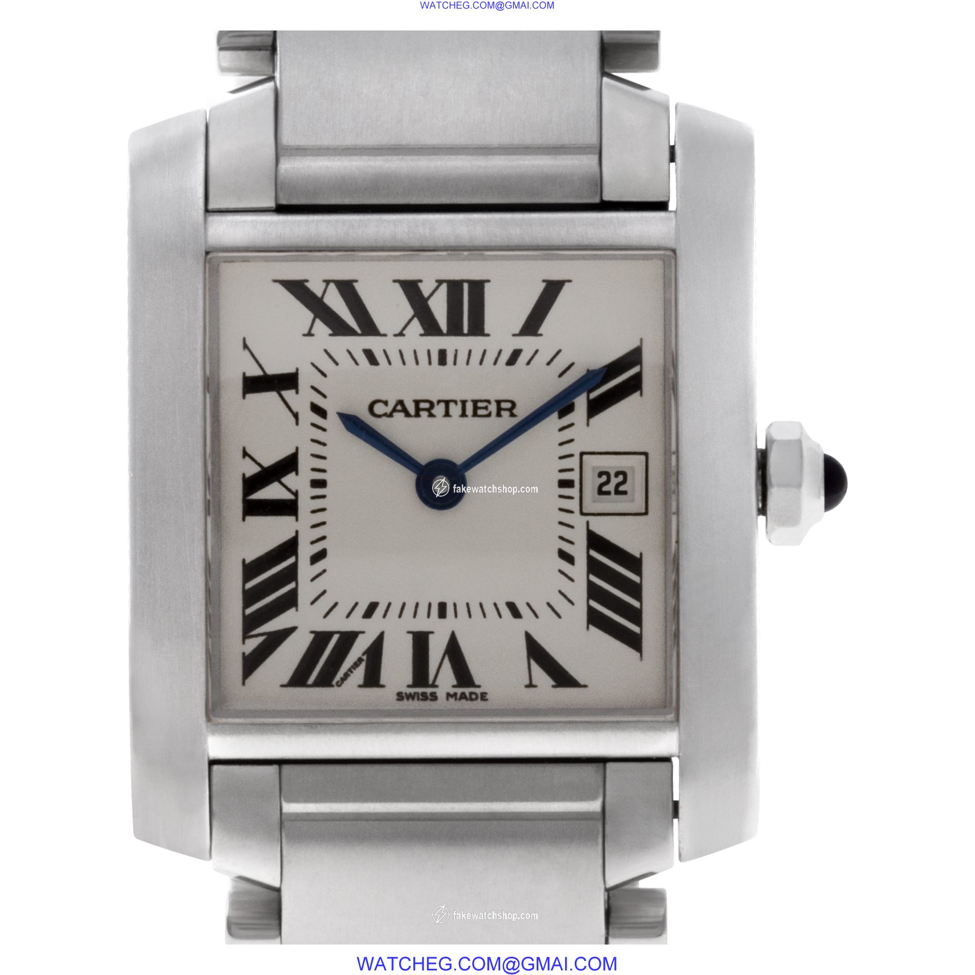 Cartier W51011Q3 Tank Francaise Quartz Female Stainless Steel