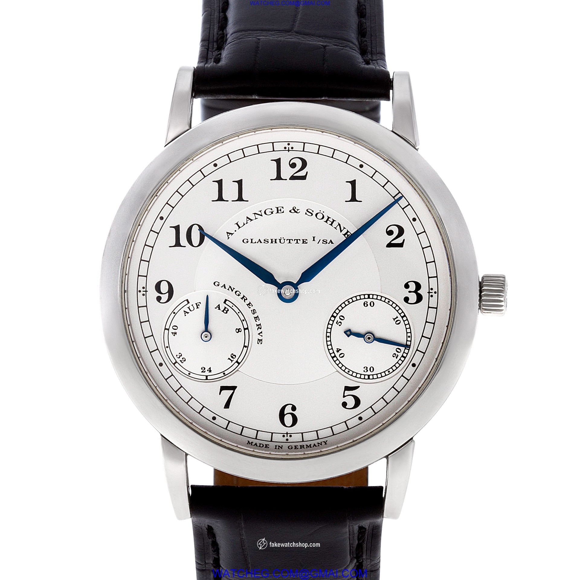 A. Lange & Sohne 221.025 1815 Up and Down Manual Male Platinum