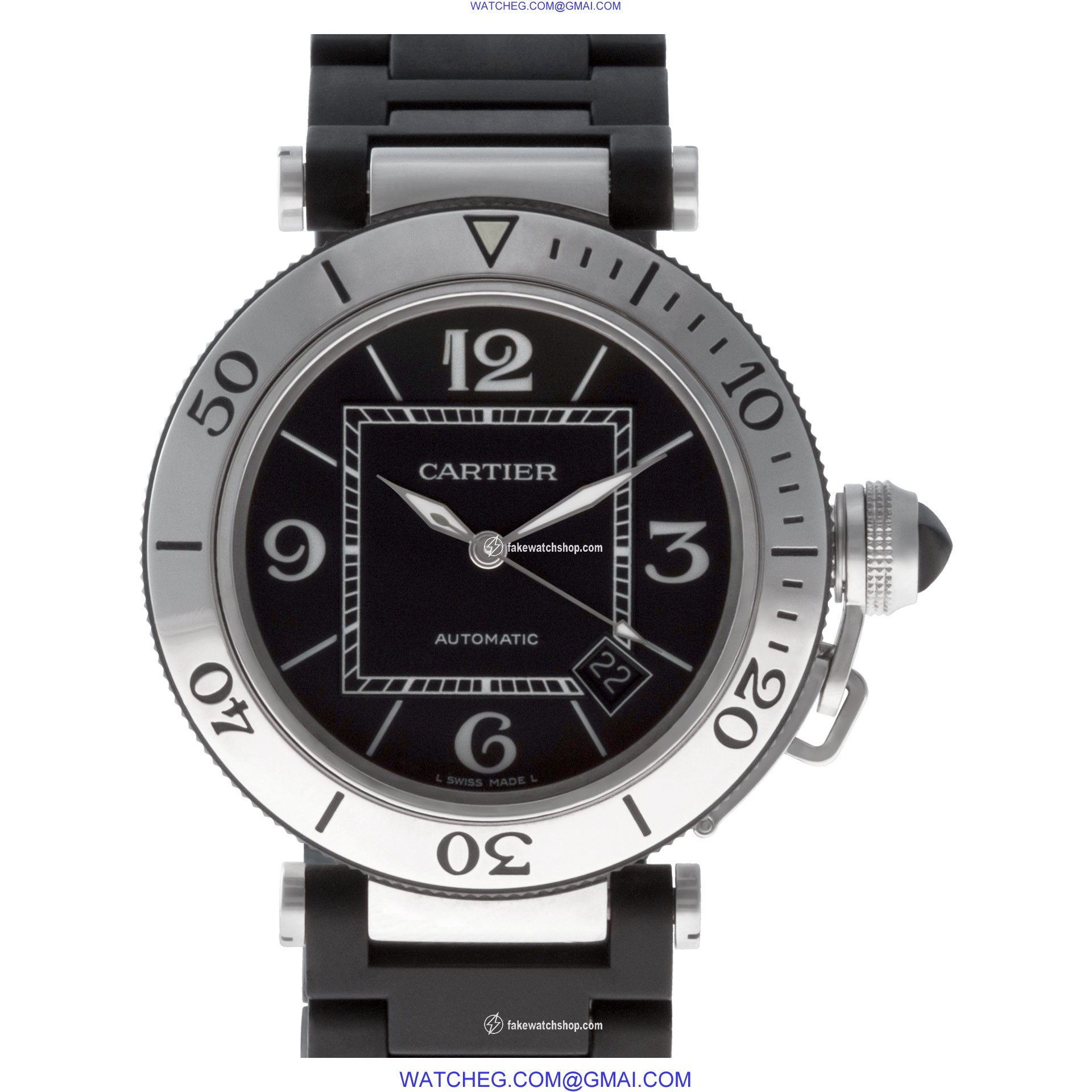 Cartier W31077U2 Pasha Automatic Unisex Stainless Steel