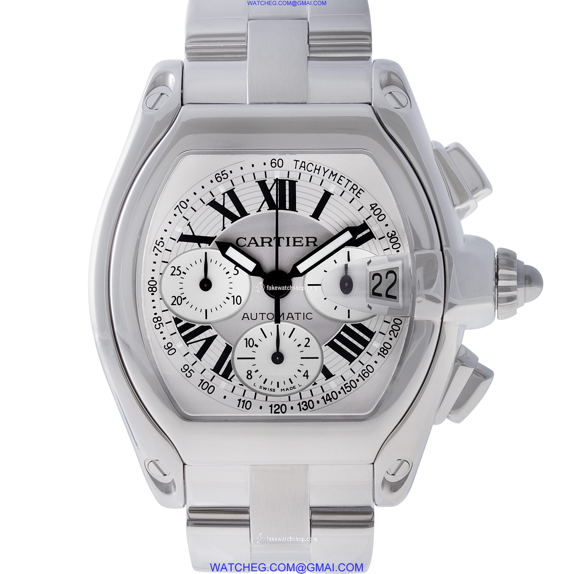 Cartier W62019X6 Roadster Automatic Male Stainless Steel