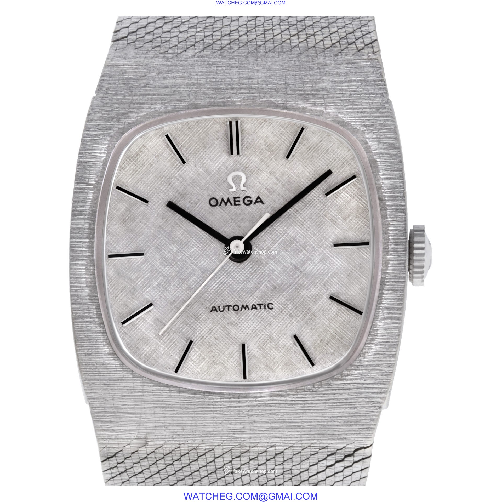 Omega w6855 Classic Automatic Male 14k White Gold