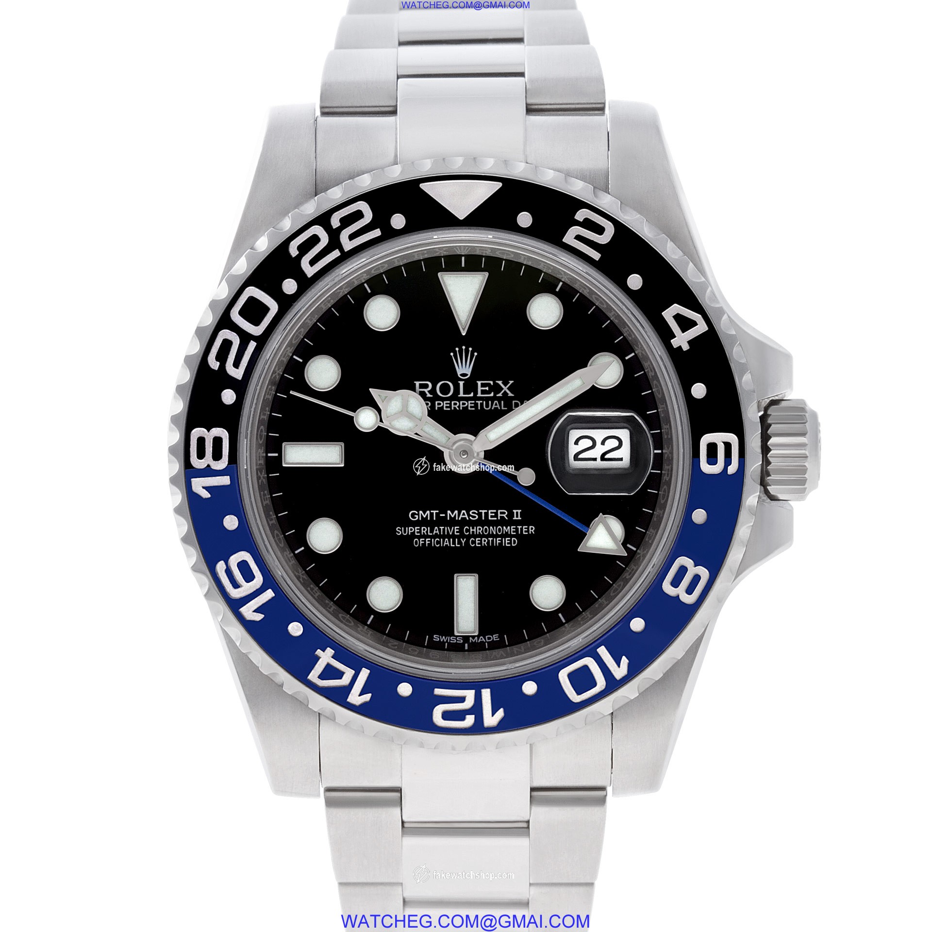 Rolex 116710BLNR GMT-Master II Automatic Male Stainless Steel