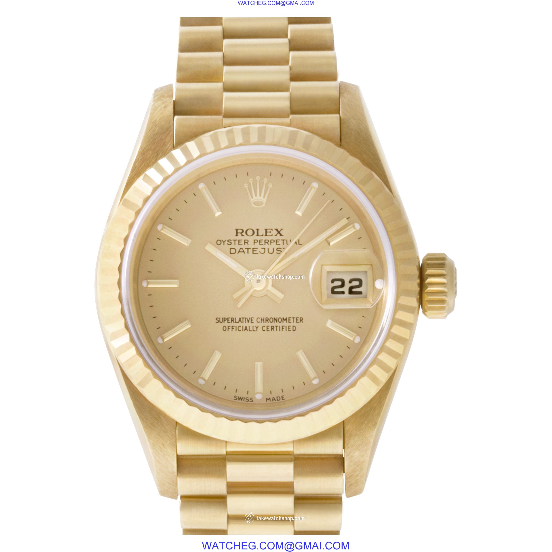Rolex 79178 Datejust Automatic Female 18k yellow gold