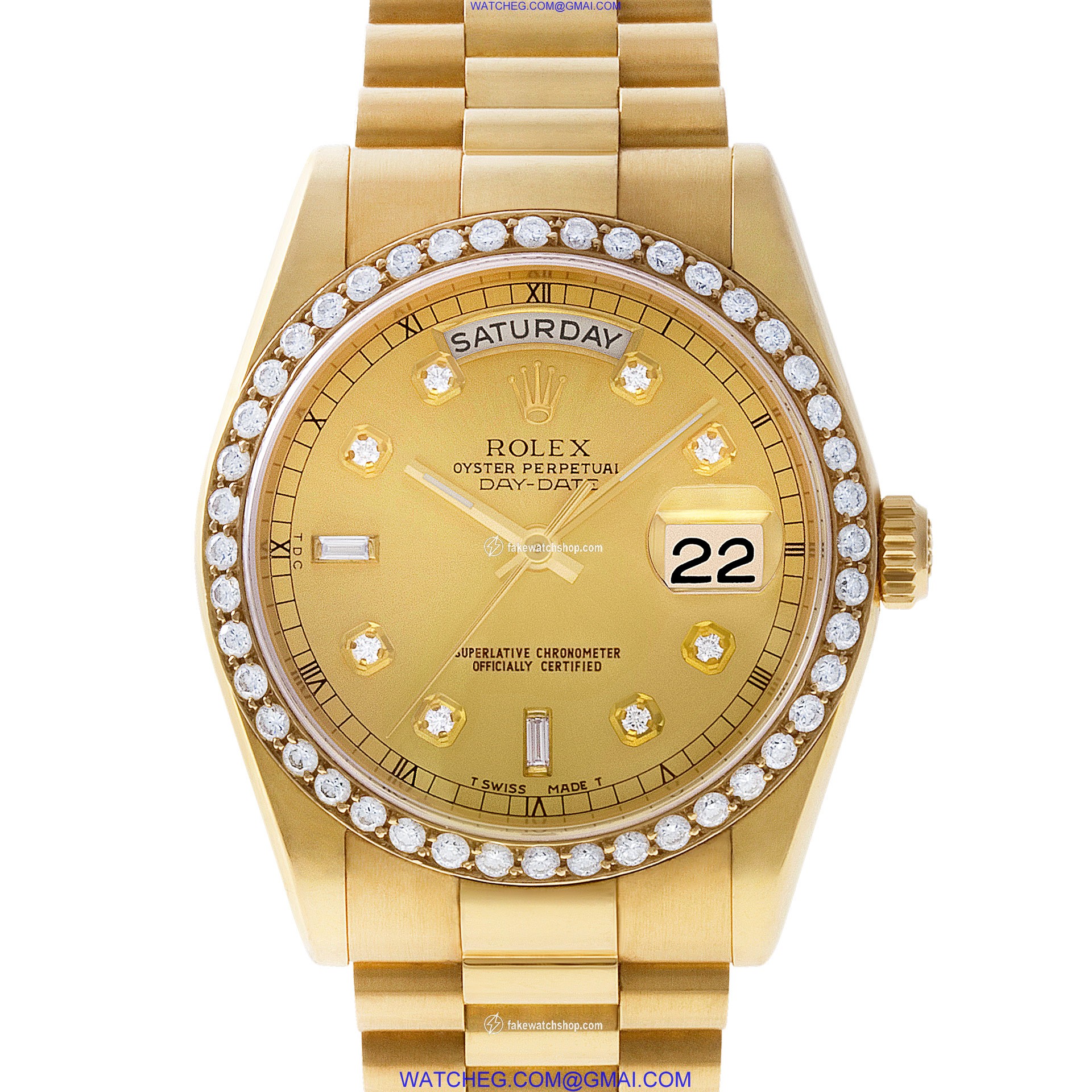 Rolex 118238 Day-Date Automatic Male 18k yellow gold