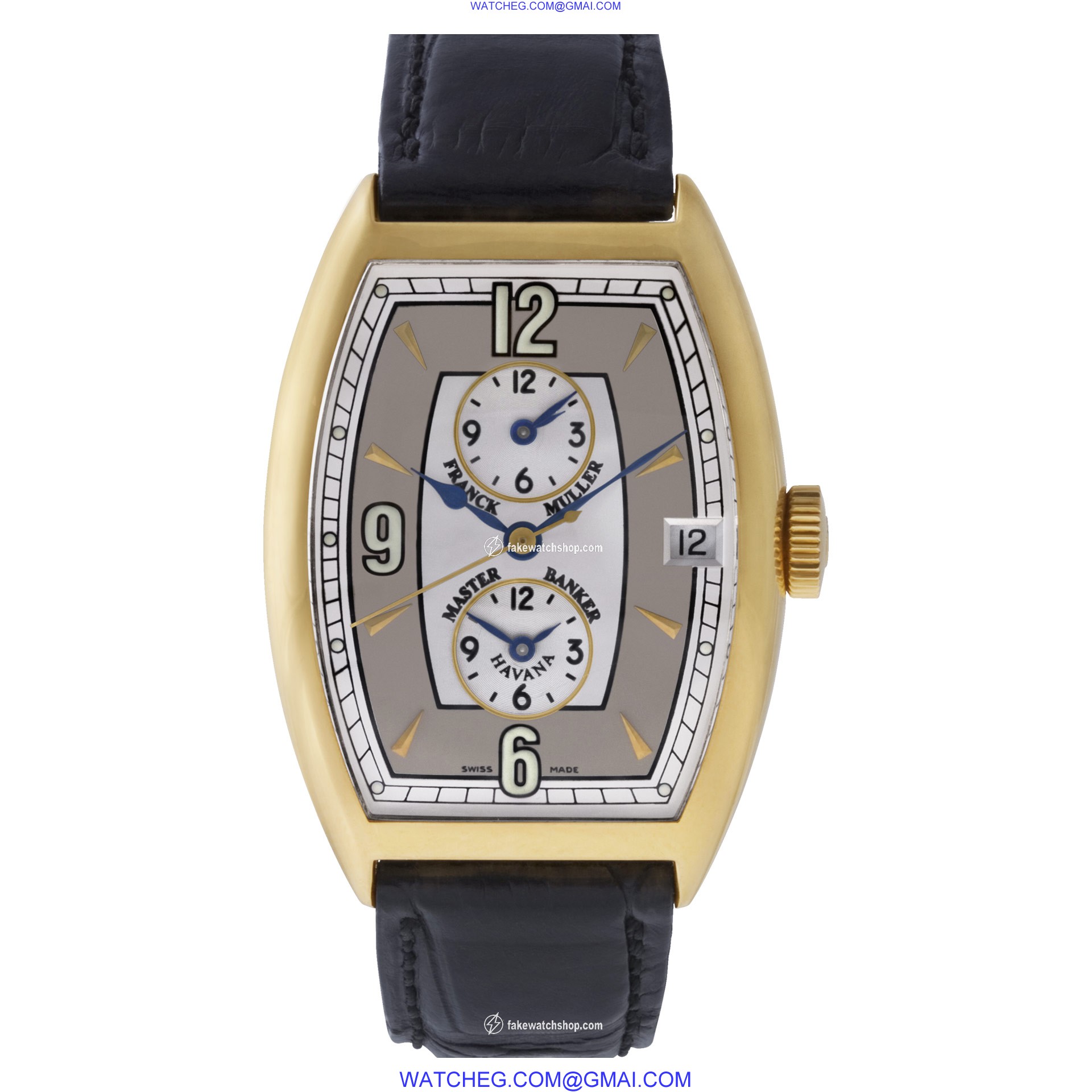 Franck Muller 5850NBHV Master Banker Automatic Male 18k yellow gold